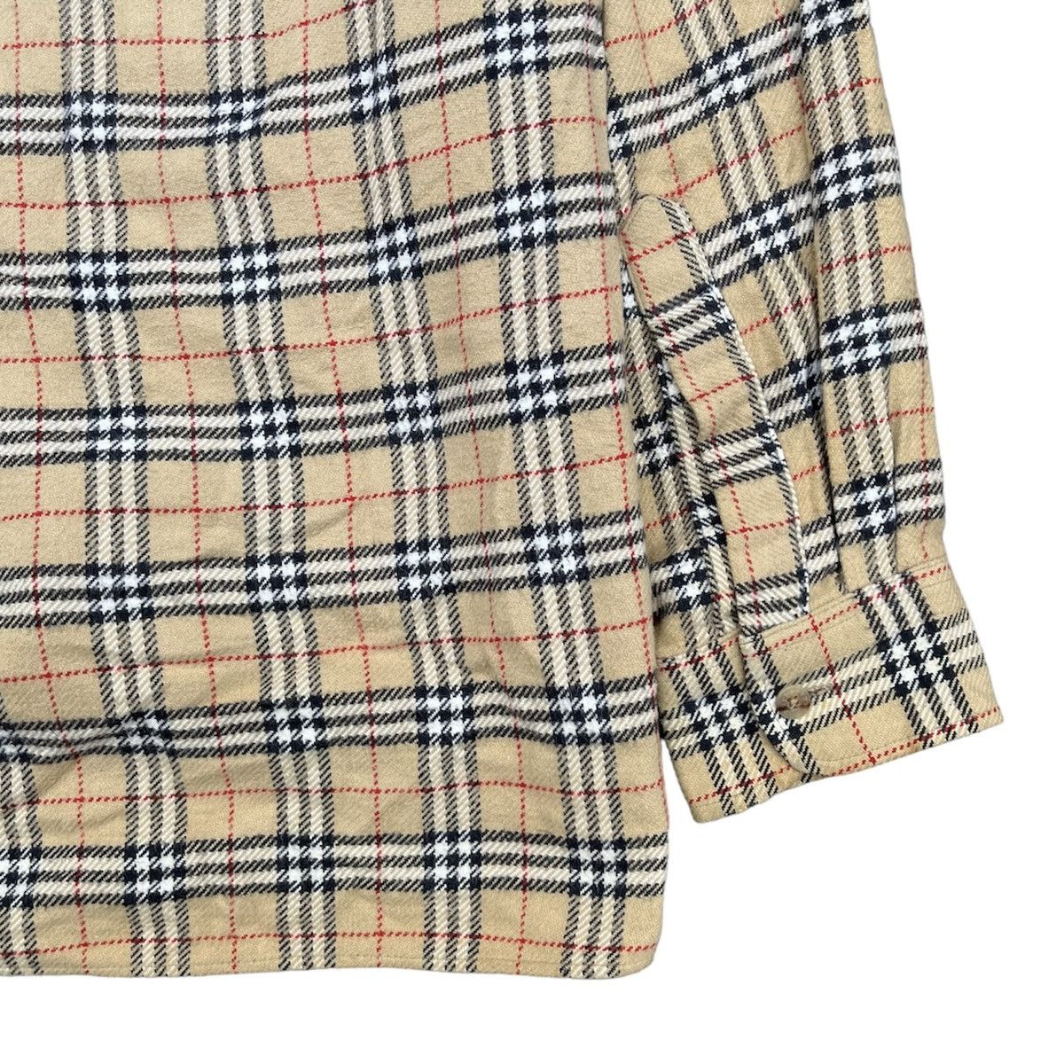Burberry × Burberry Prorsum × Vintage 🇺🇸 1990s Burberrys Nova Check Iconic Longs Shirt Size US XL / EU 56 / 4 - 9 Thumbnail