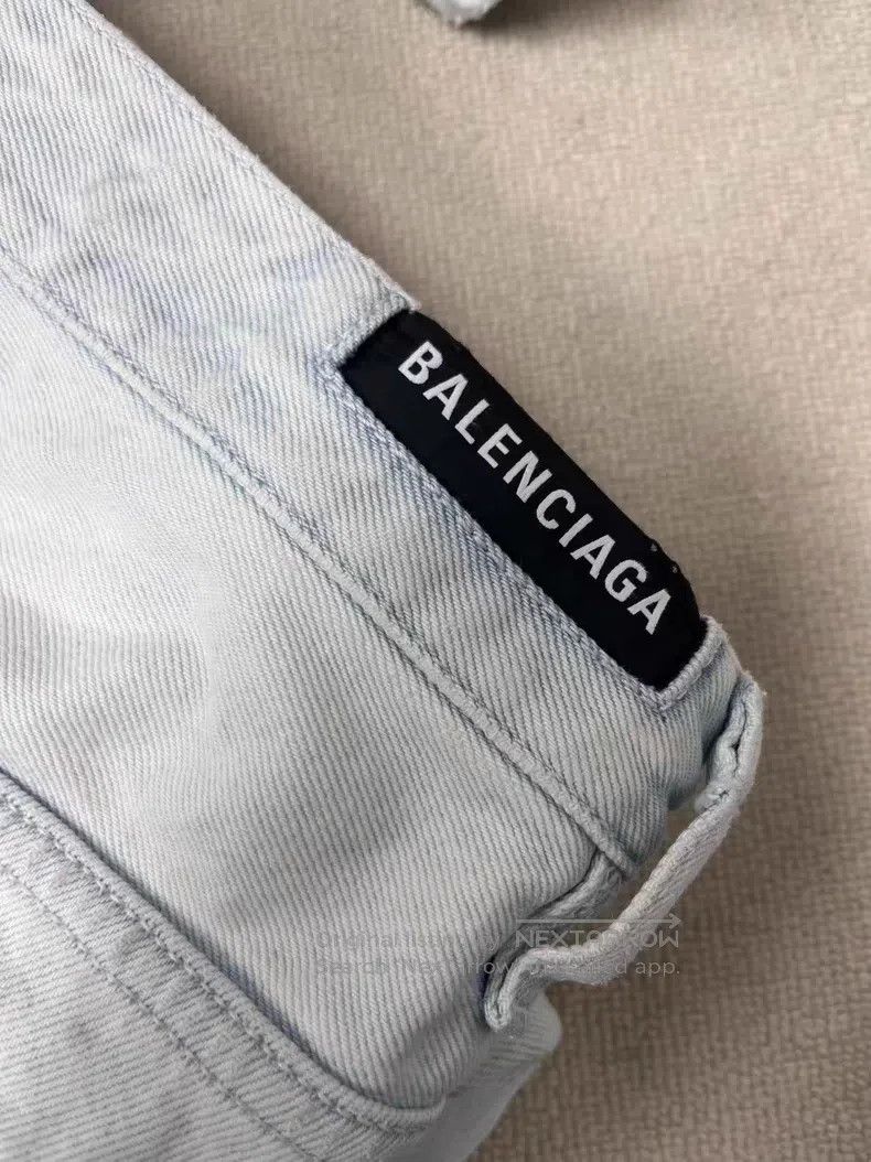 Balenciaga Balenciaga size M Solid Color Drawstring Straight-Leg Loos Size US 27 - 3 Thumbnail