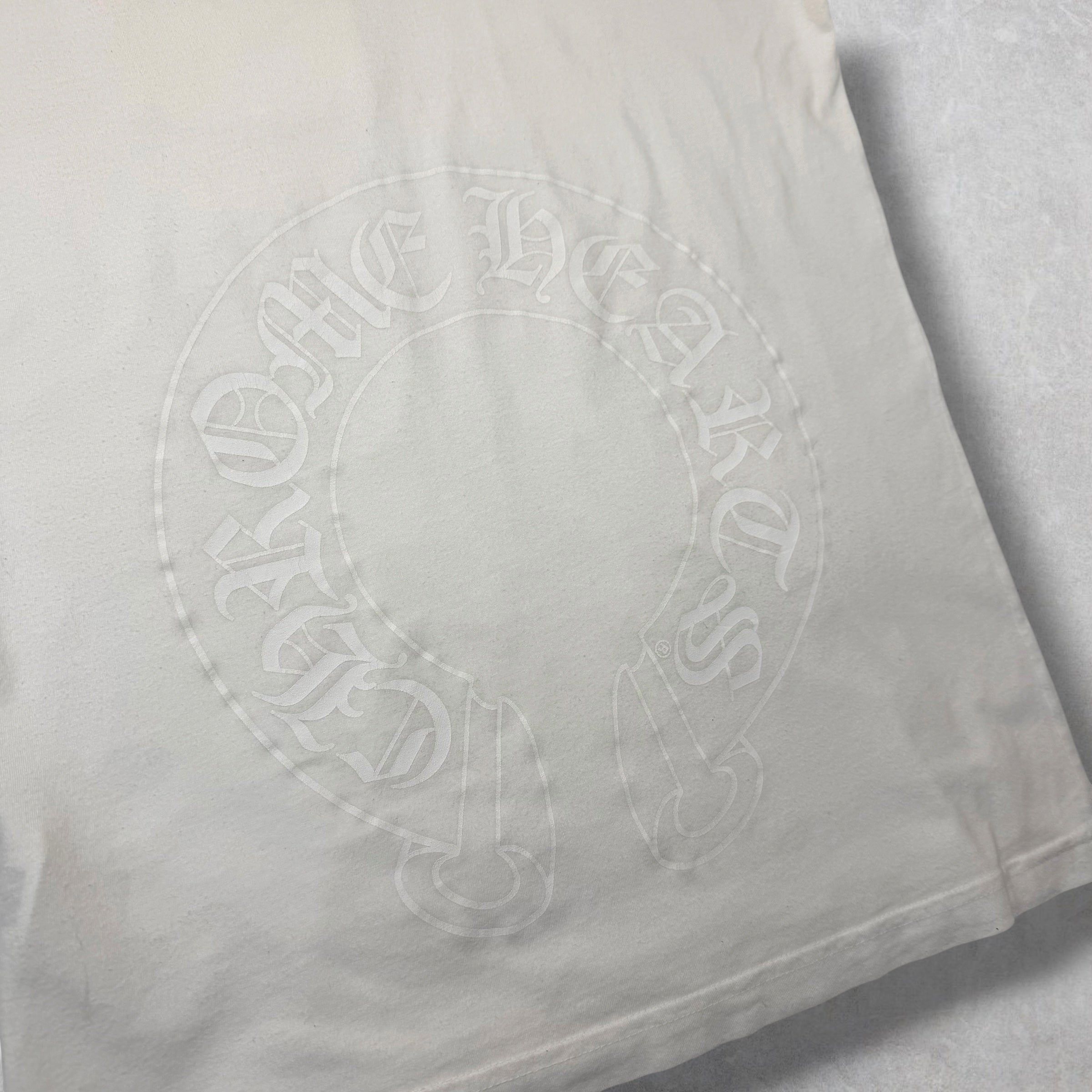 Chrome Hearts Chrome Hearts White Horse Shoe Logo Tee M Size US M / EU 48-50 / 2 - 4 Thumbnail