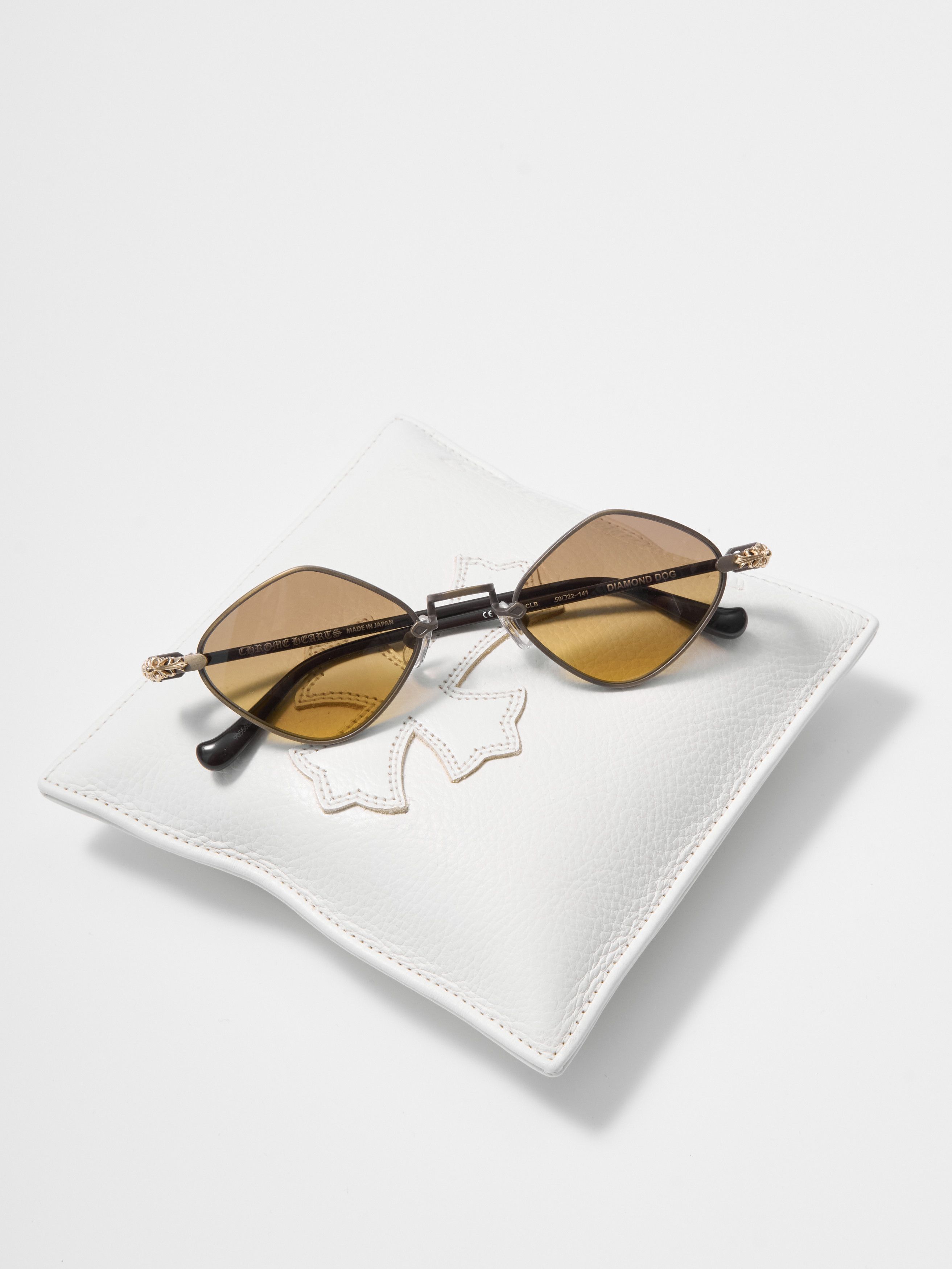 Chrome Hearts CHROME HEARTS DIAMOND DOG SAND - CLASSIC BROWN SUNGLASSES Size ONE SIZE - 6 Thumbnail