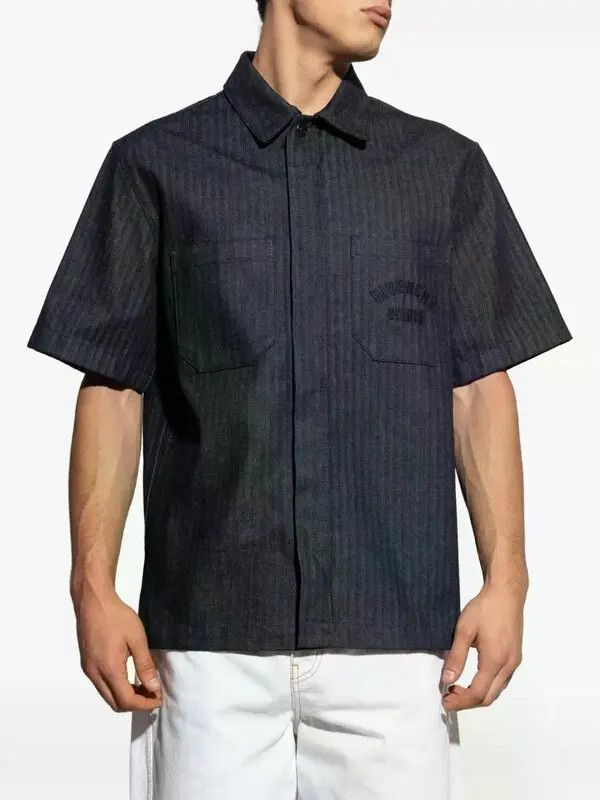 Givenchy o1h1sh11225 Short Sleeve Shirt in Dark Blue Size US L / EU 52-54 / 3 - 2 Thumbnail