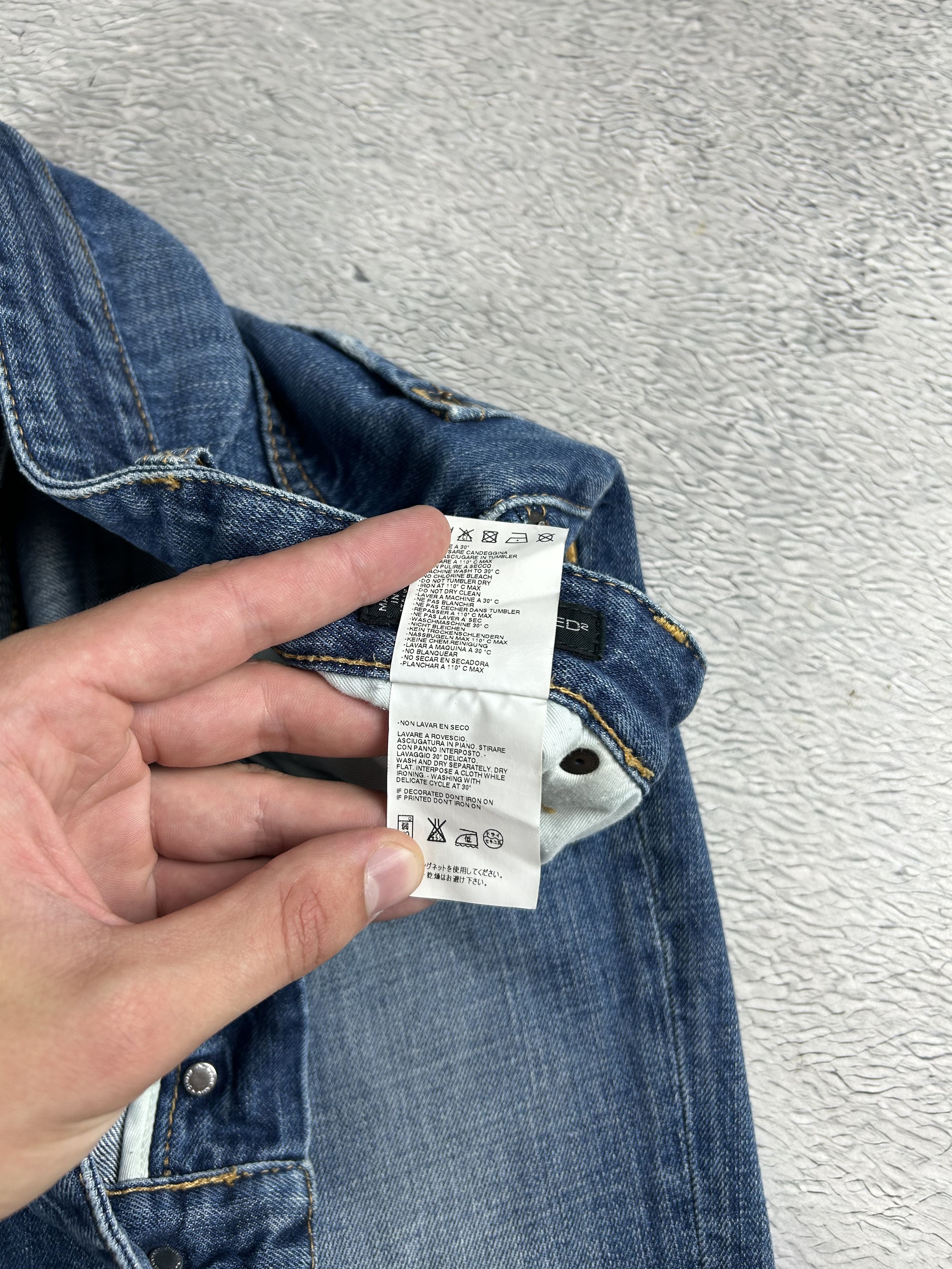 Dsquared2 × Vintage Dsquared D2 Jeans Men's Pure Denim Oldmoney style Size US 32 / EU 48 - 8 Thumbnail