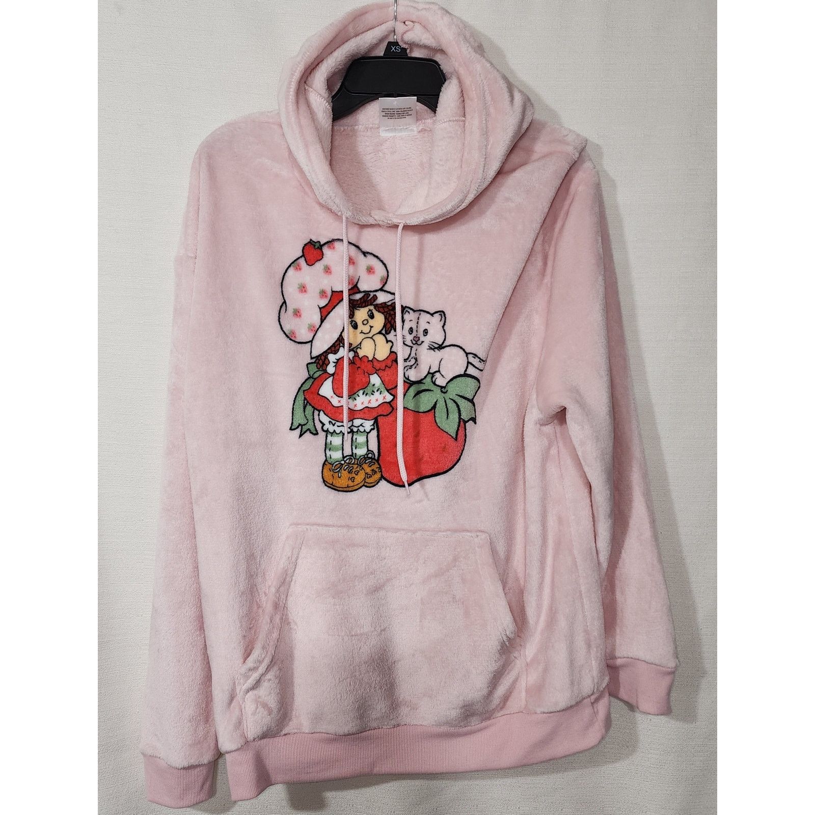 Strawberry Strawberry shortcake fleece hoodie women's size Large Size L / US 10 / IT 46 - 1 Thumbnail