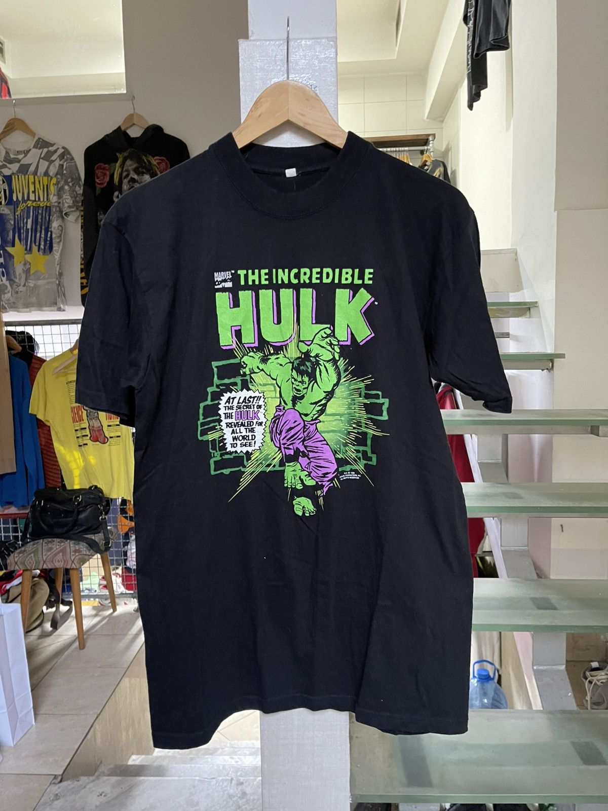Marvel Comics Vintage Marvel Hulk T shirt 1998 Size US L / EU 52-54 / 3 - 1 Thumbnail