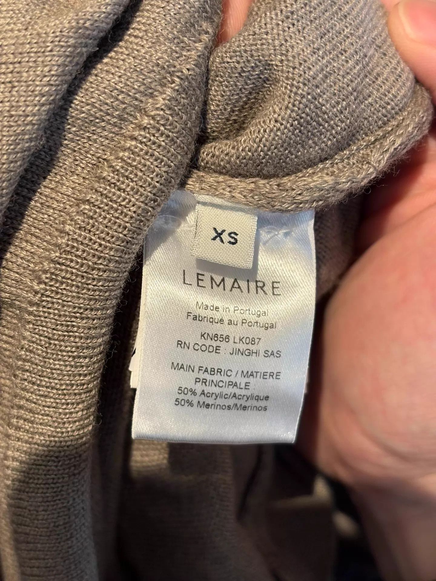 Lemaire LEMAIRE Wool-Blend Long Sleeve Set XS Portugal Size XS / US 0-2 / IT 36-38 - 7 Thumbnail