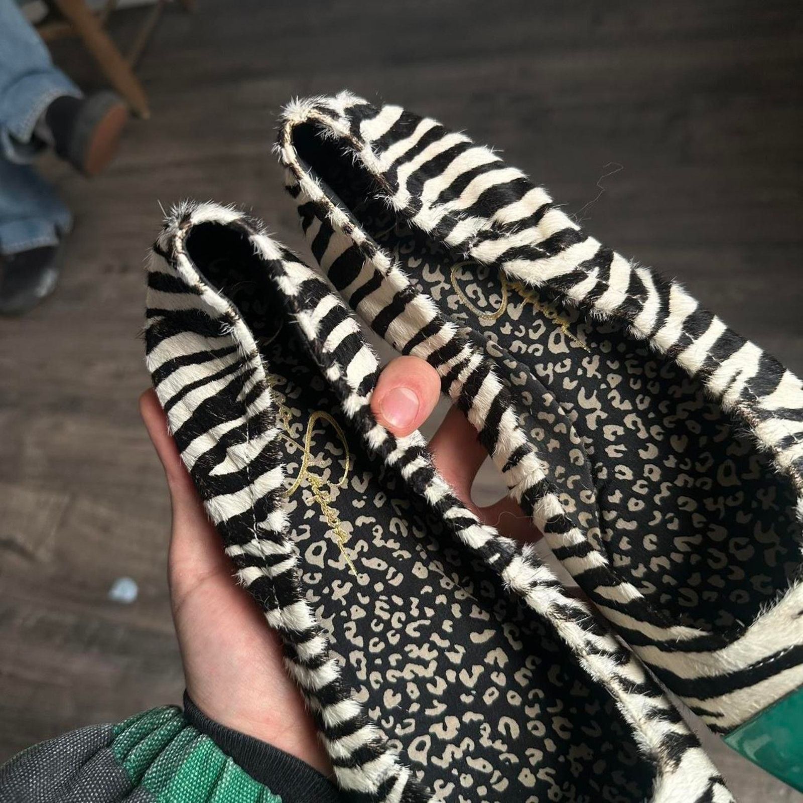 Vintage Vintage Y2K Zebra Jessica Simpson Round Toe Flats Slip On Size US 8.5 / IT 38.5 - 3 Thumbnail