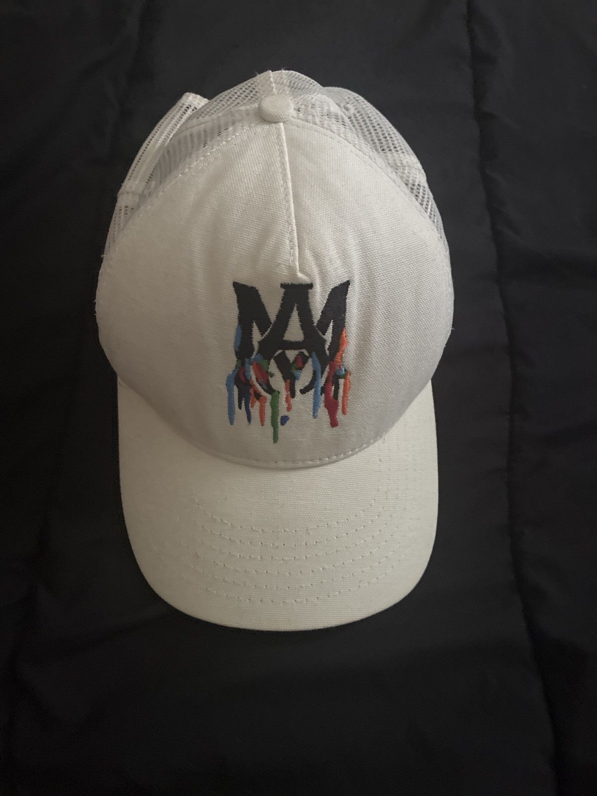 Amiri Amiri Embroidered Paint Drip Logo Hat Size ONE SIZE - 5 Thumbnail