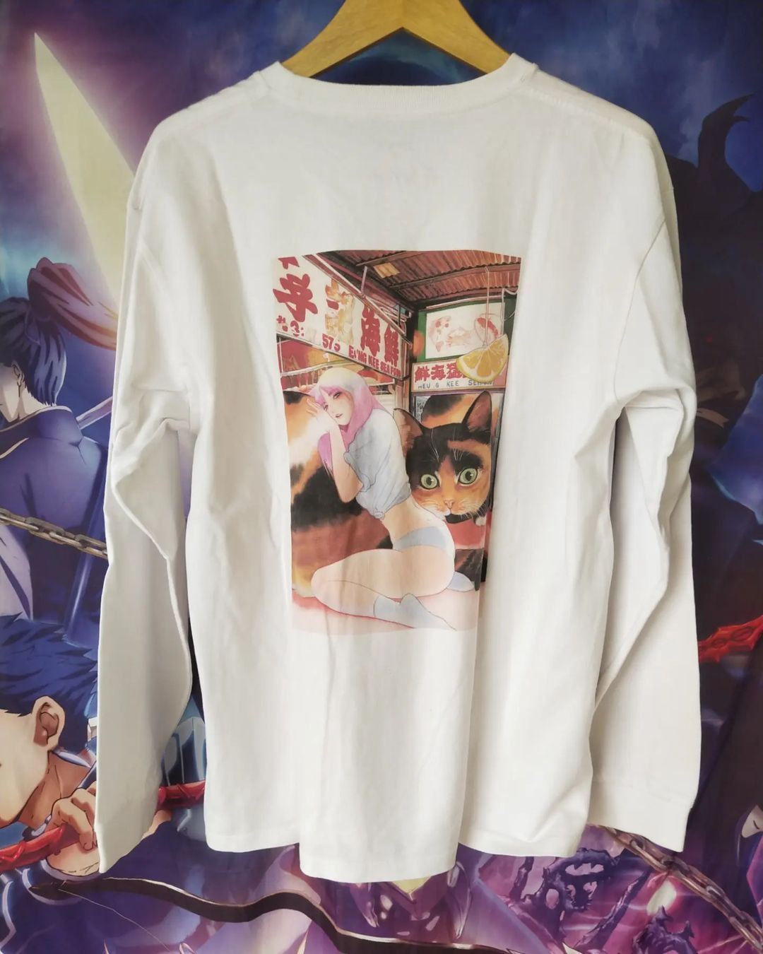 Anime × Japanese Brand Graniph x LittleThunder Anime Girl Art Design Longsleeve Size US M / EU 48-50 / 2 - 1 Thumbnail
