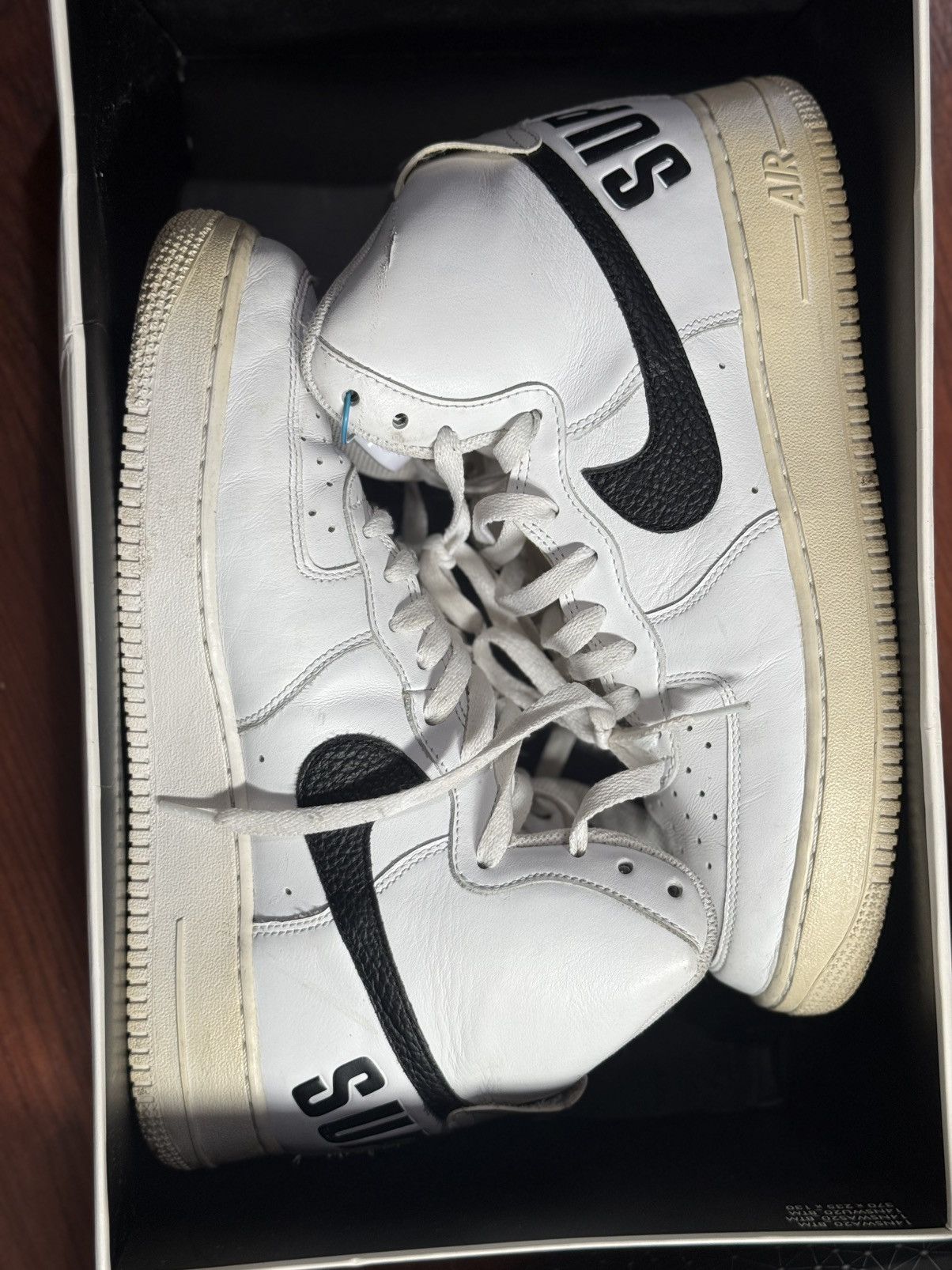 Supreme Nike Air Force 1 High Supreme X Supreme White 2014 Size 10 Size US 10 / EU 43 - 1 Thumbnail