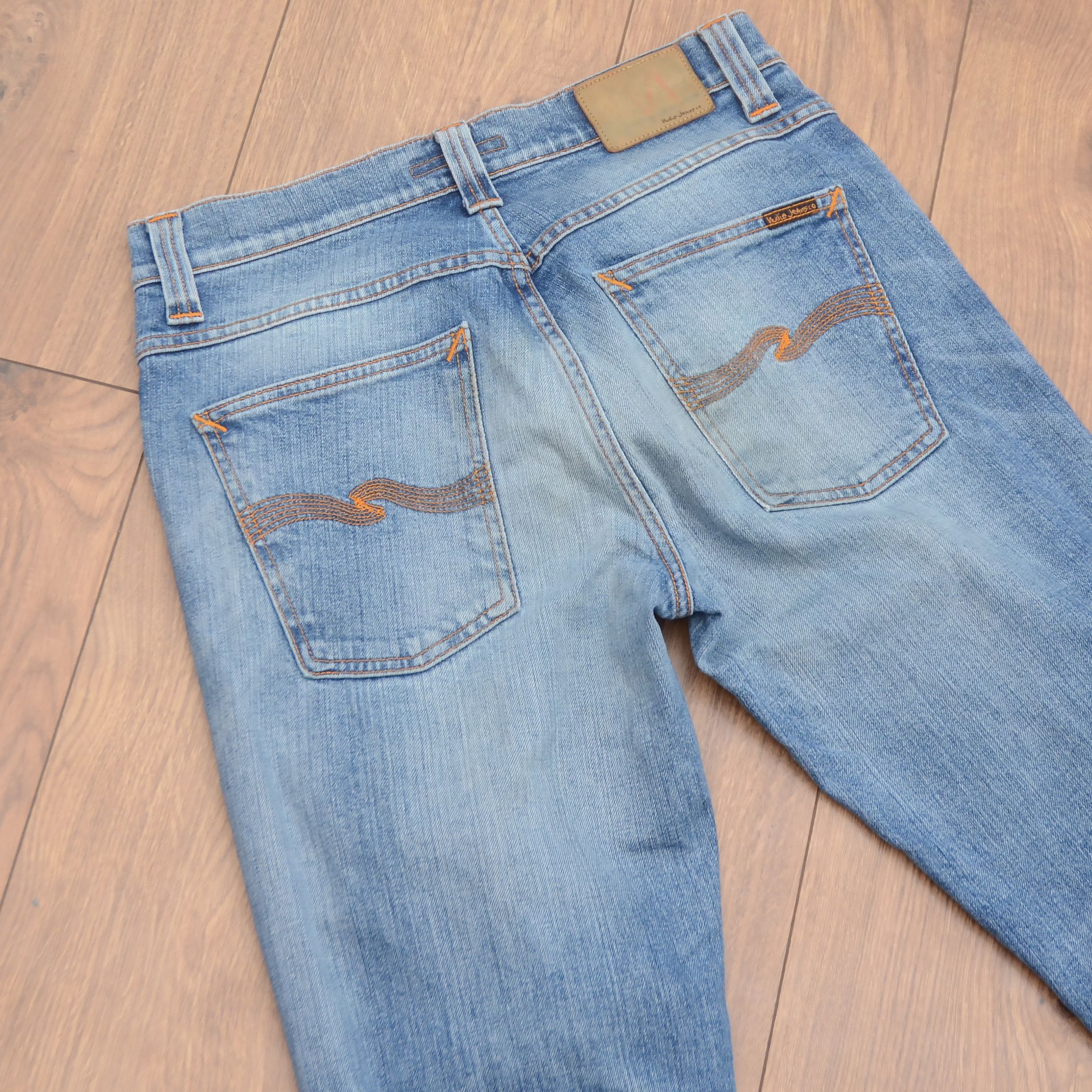 Nudie Jeans Nudie Jeans Steady W31 L34 faded Denim Button Fly Thim Size US 31 - 6 Thumbnail