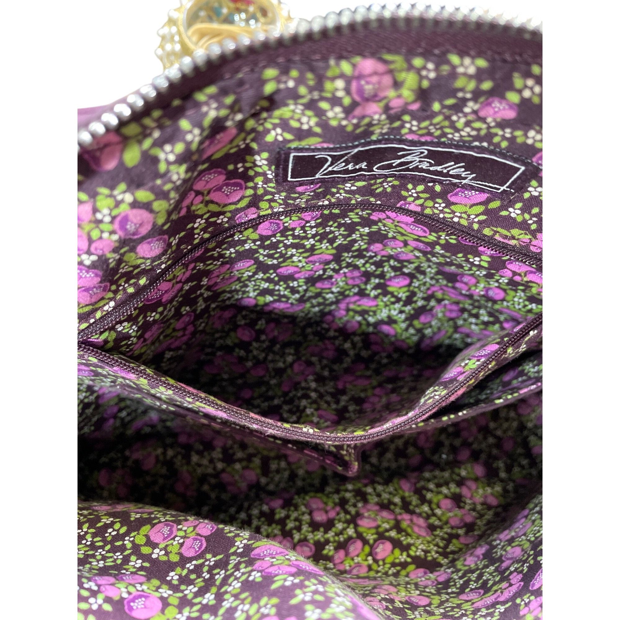Vera Bradley Vera Bradley Womens Purple Quilted Medium Shoulder handbag m Size ONE SIZE - 18 Thumbnail