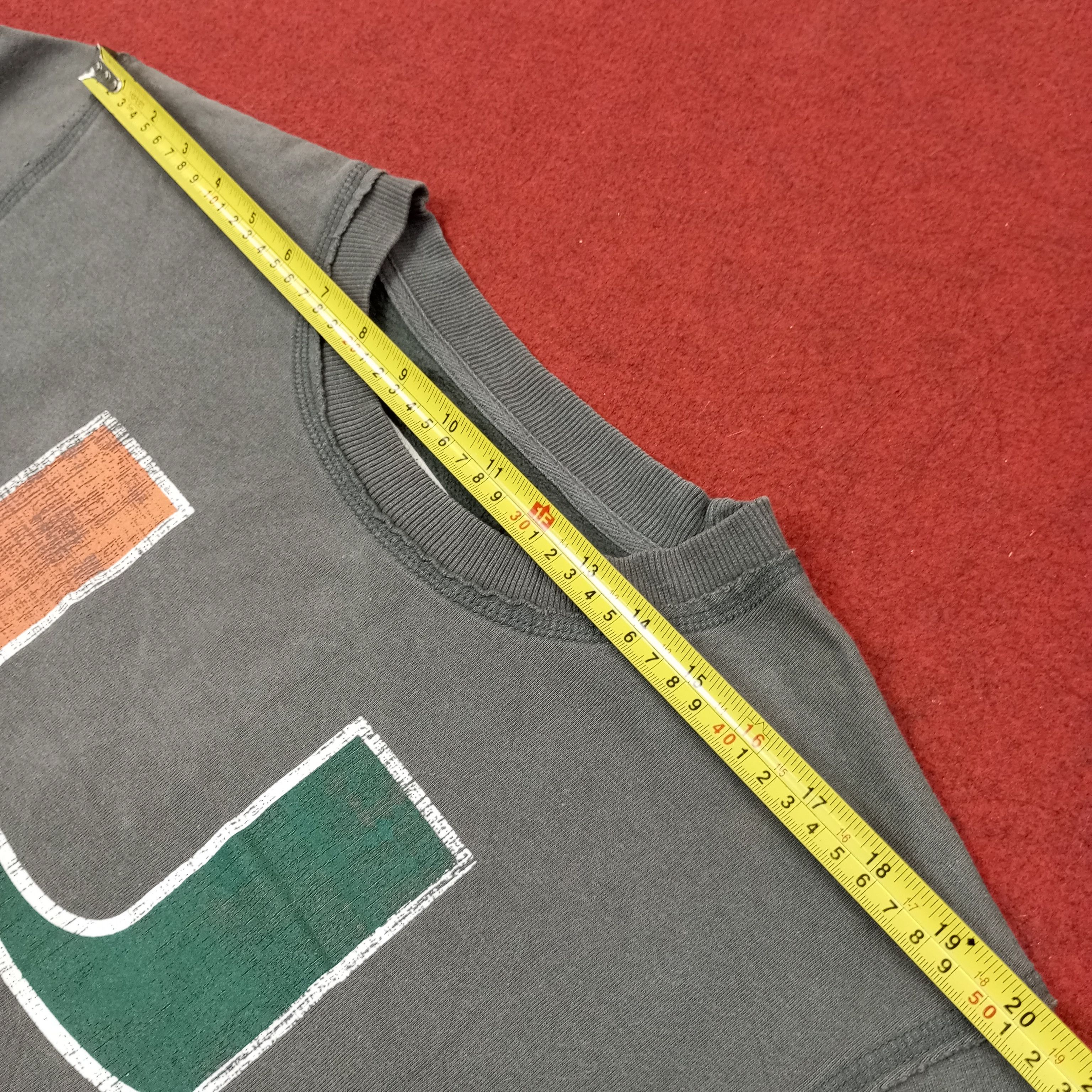 Vintage Mami Hurricanes Sweatshirt c248n10 Size US M / EU 48-50 / 2 - 7 Thumbnail