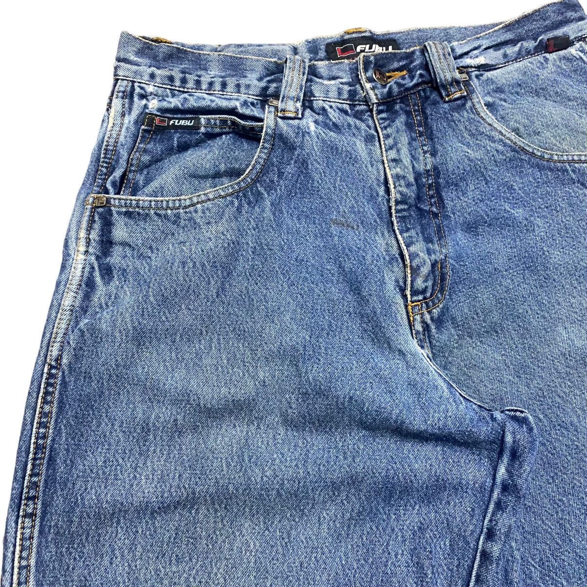 Fubu Vintage Fubu Light Wash Denim Baggy Jeans Size US 32 / EU 48 - 5 Thumbnail