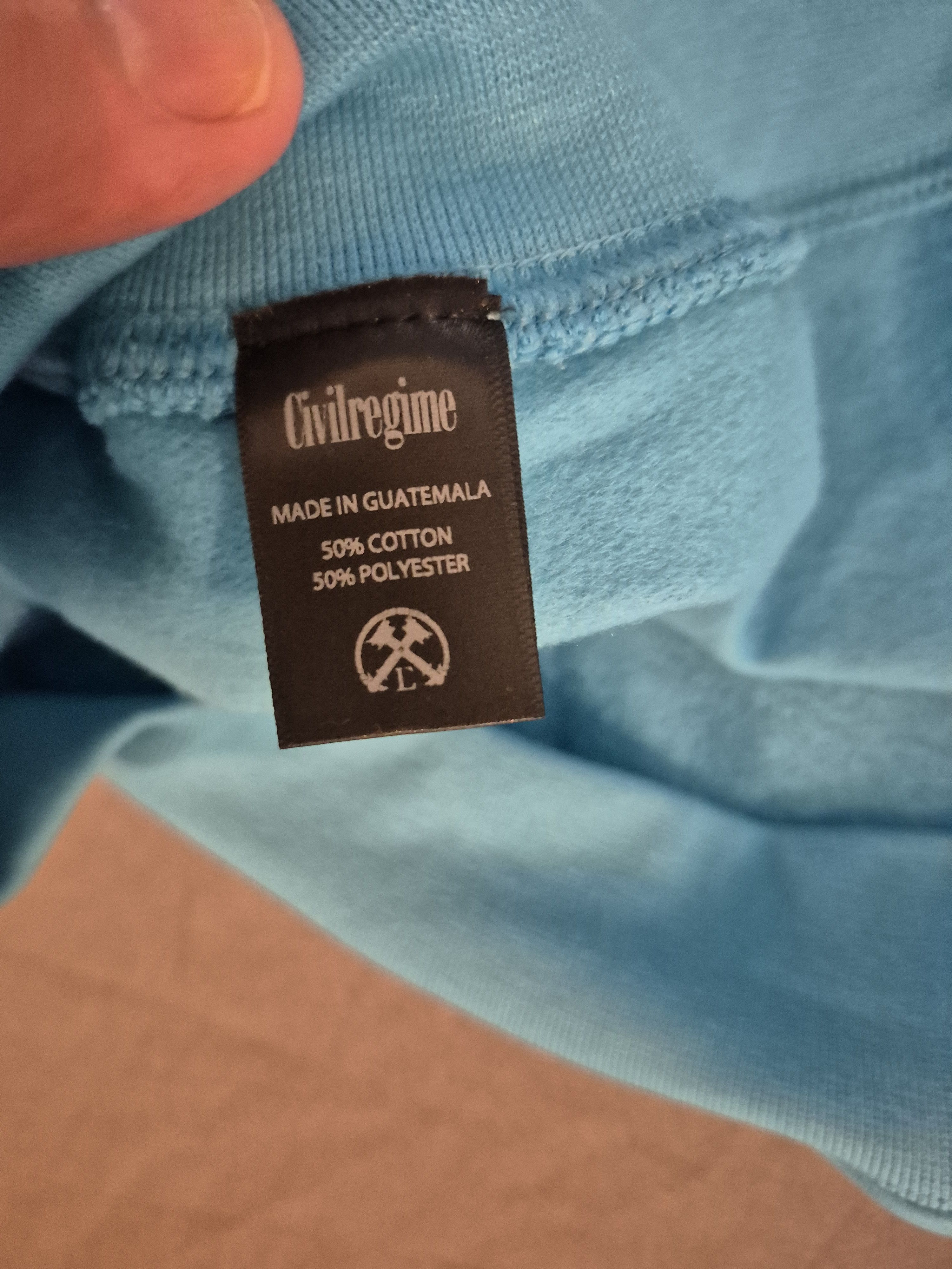 Civil Regime Civil Regime X Champion Collab Blue Rose Hoodie Sz Med NWT Size US M / EU 48-50 / 2 - 6 Thumbnail