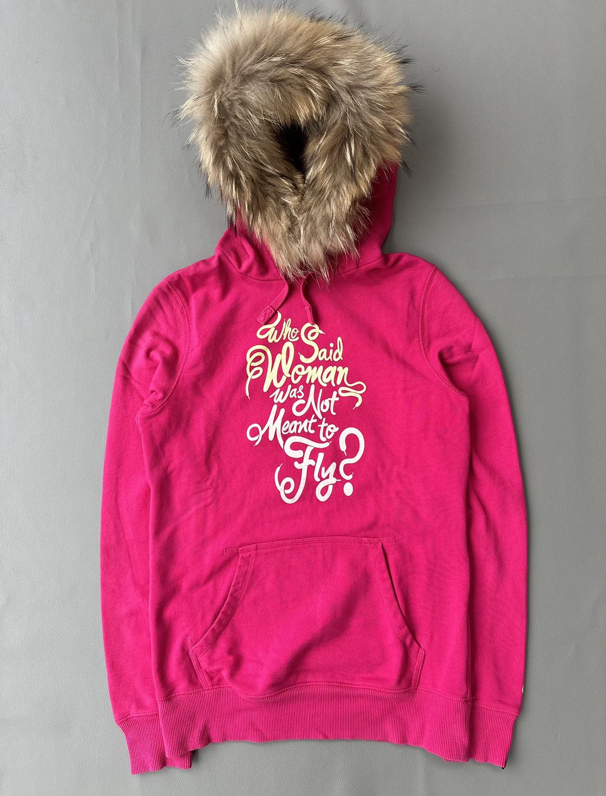 Nike COME HERE KING 🤴🏻 NIKE ANGEL POEM FUR ZIP HOODIE LGB STYLE Size S / US 4 / IT 40 - 1 Thumbnail