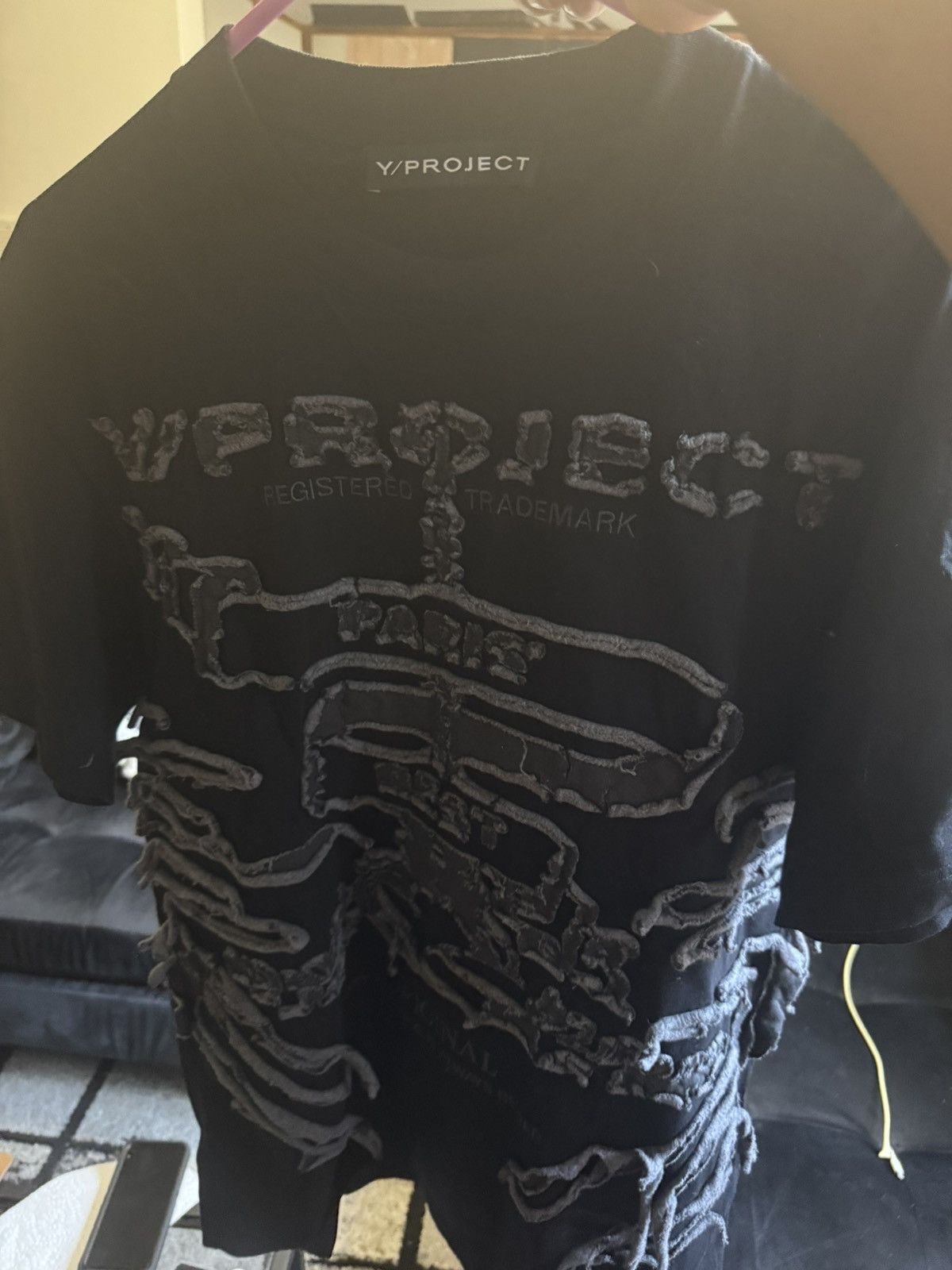 Y/Project Y/Project Distresse Detailed Crewneck T-Shirt Size US M / EU 48-50 / 2 - 4 Thumbnail