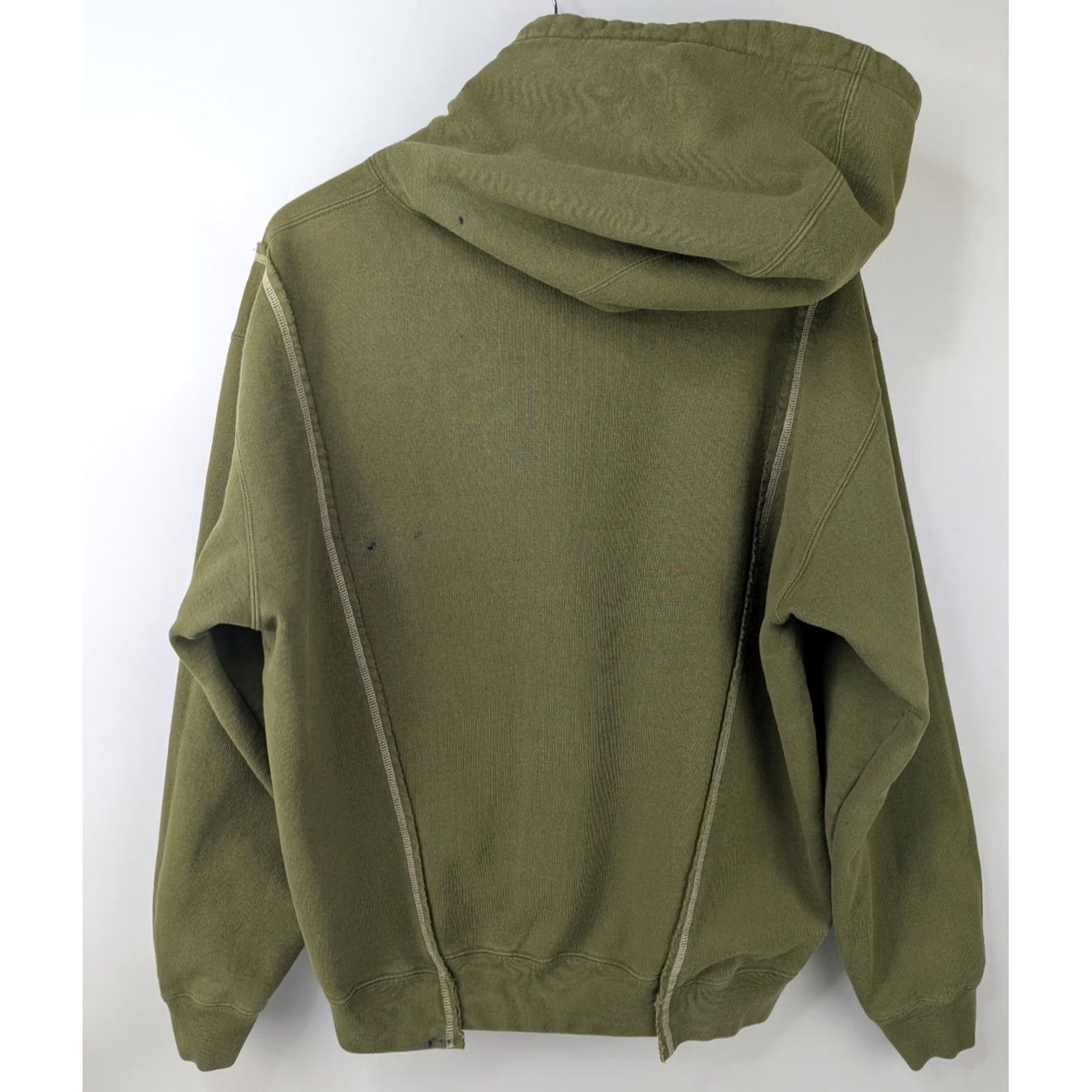 Market MARKET Hoodie Mens Large Pullover Olive Green Graphic Print Sweater Streetwear Hip Hop Designer Size US L / EU 52-54 / 3 - 7 Thumbnail