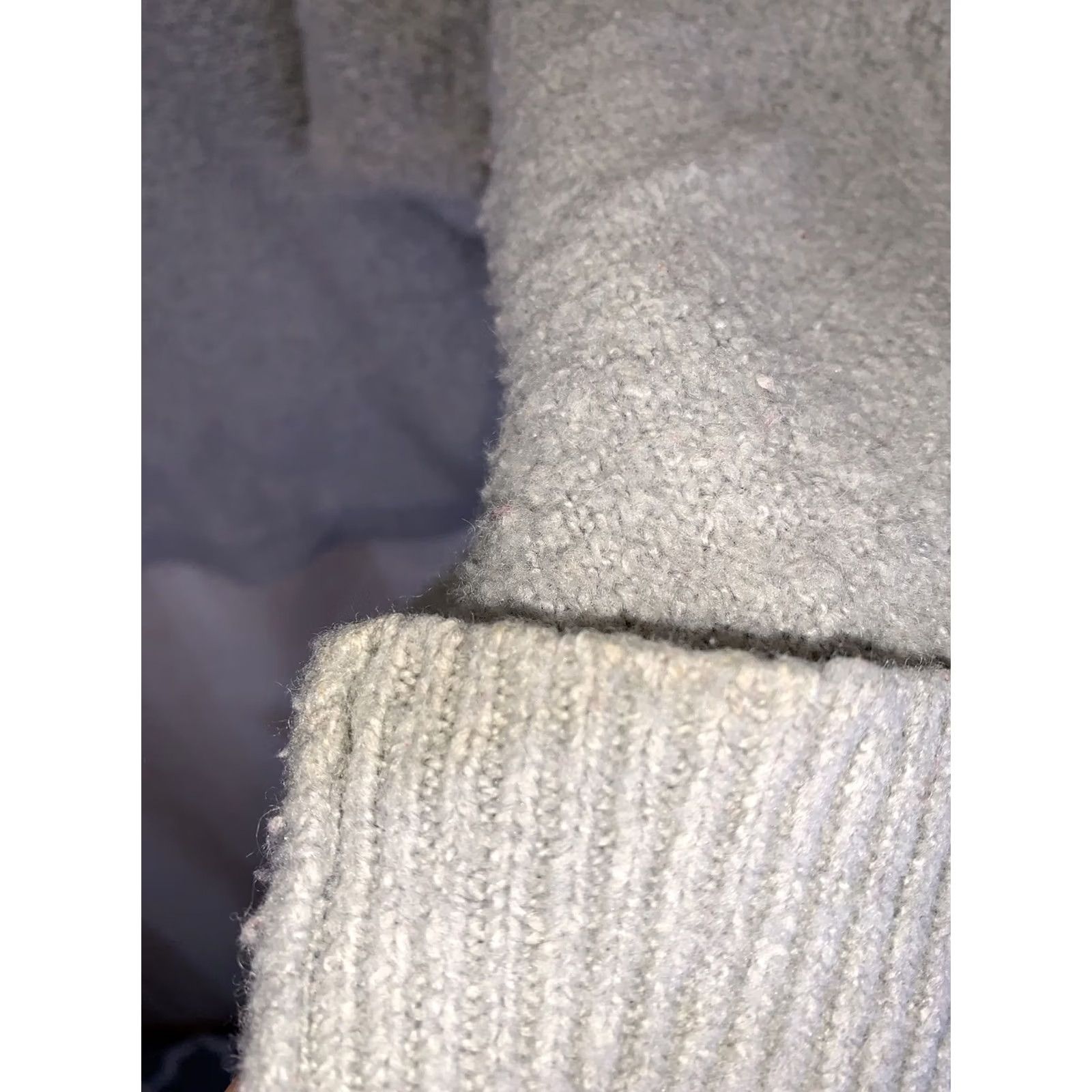 Bcbgmaxazria VINTAGE BCBGMAXAZRIA Knit Sweater 3/4 Sleeve Gray L Wool Blend Cowl Neck Womens Hot Knotty Knot 9359 Size L / US 10 / IT 46 - 8 Thumbnail