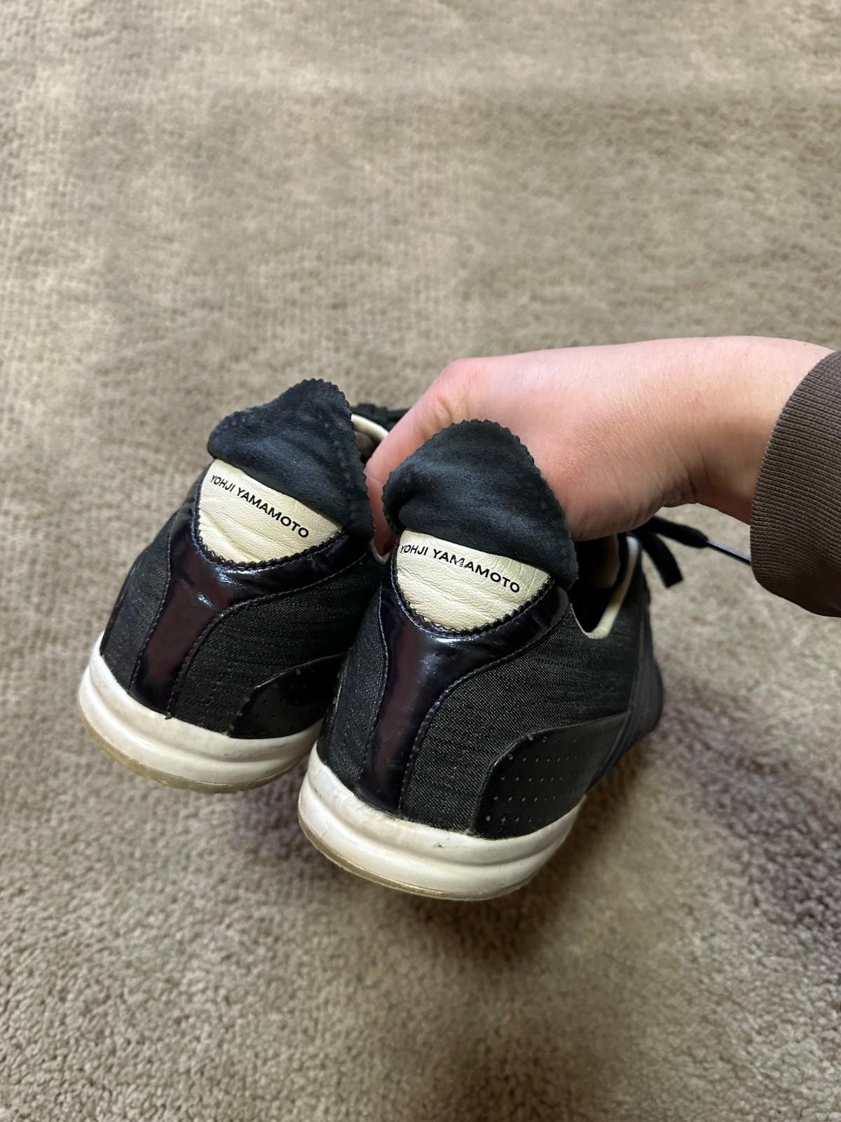 Adidas Vintage Adidas Yohji Yamamoto Y2k Low Top Leather Sneaker 43 Size US 9 / EU 42 - 8 Thumbnail