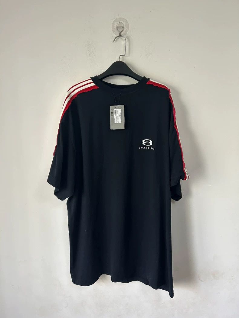 Balenciaga Balenciaga Double-ring logo patchwork five-bar loose short Size US L / EU 52-54 / 3 - 1 Thumbnail