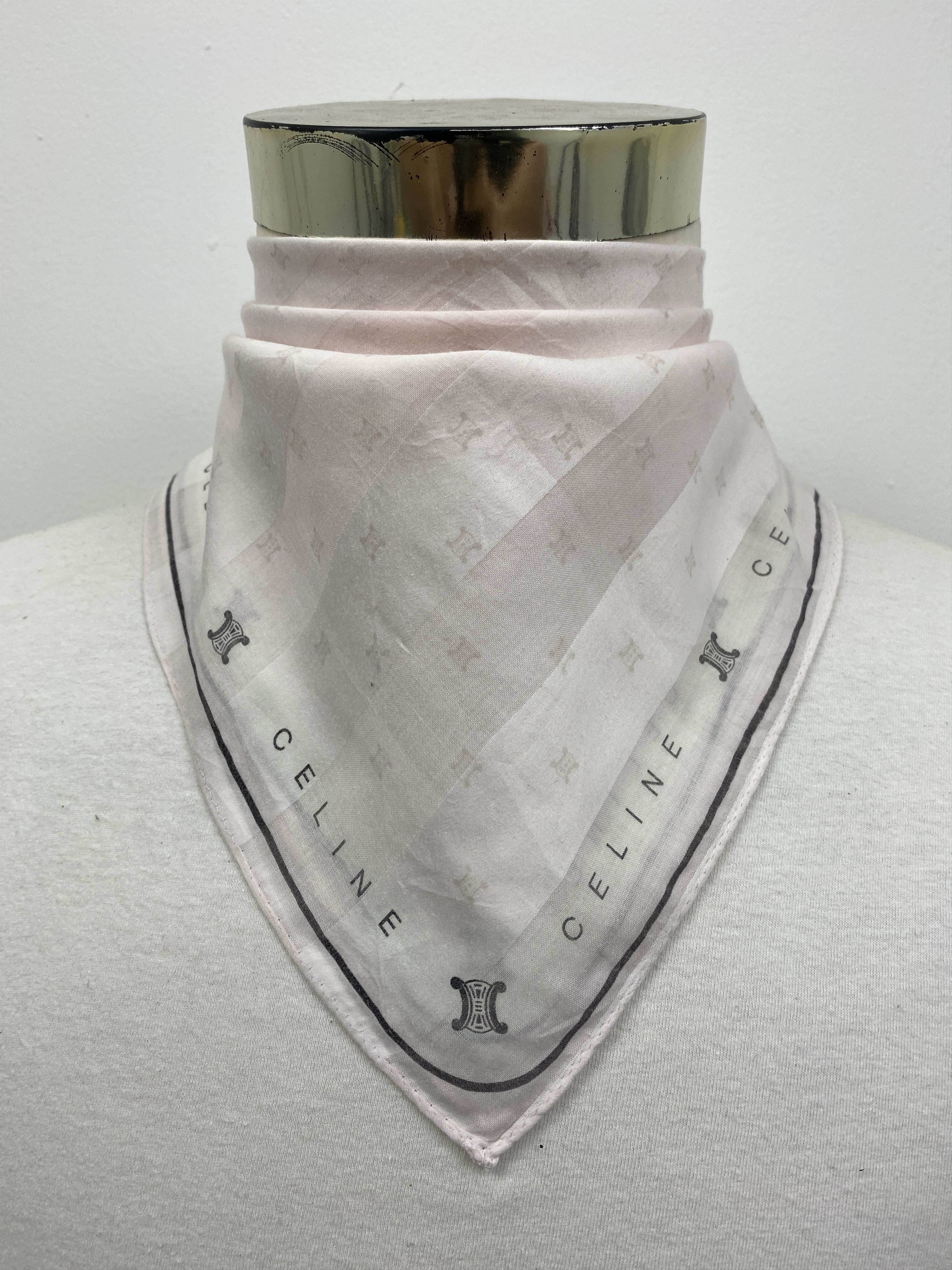 Celine × Vintage Celine Handkerchief / Bandana / Neckerchief HKC0213 Size ONE SIZE - 2 Thumbnail
