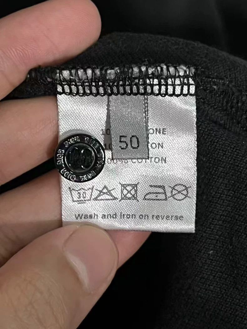 Dior Dior Black Bee Logo Long Sleeve Polo-2506 Size US L / EU 52-54 / 3 - 3 Thumbnail