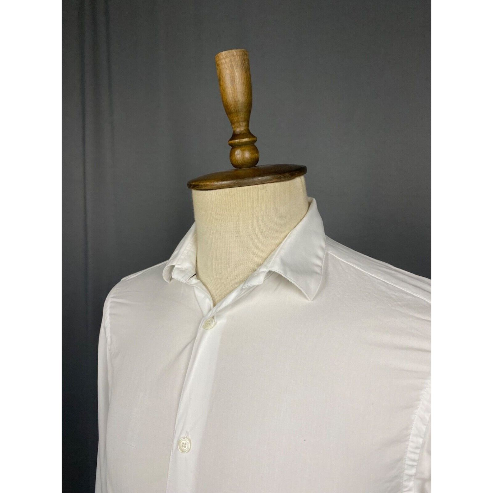 Burberry Burberry Men's White Longsleeve Shirt Size 15 - 38 Size US M / EU 48-50 / 2 - 6 Thumbnail
