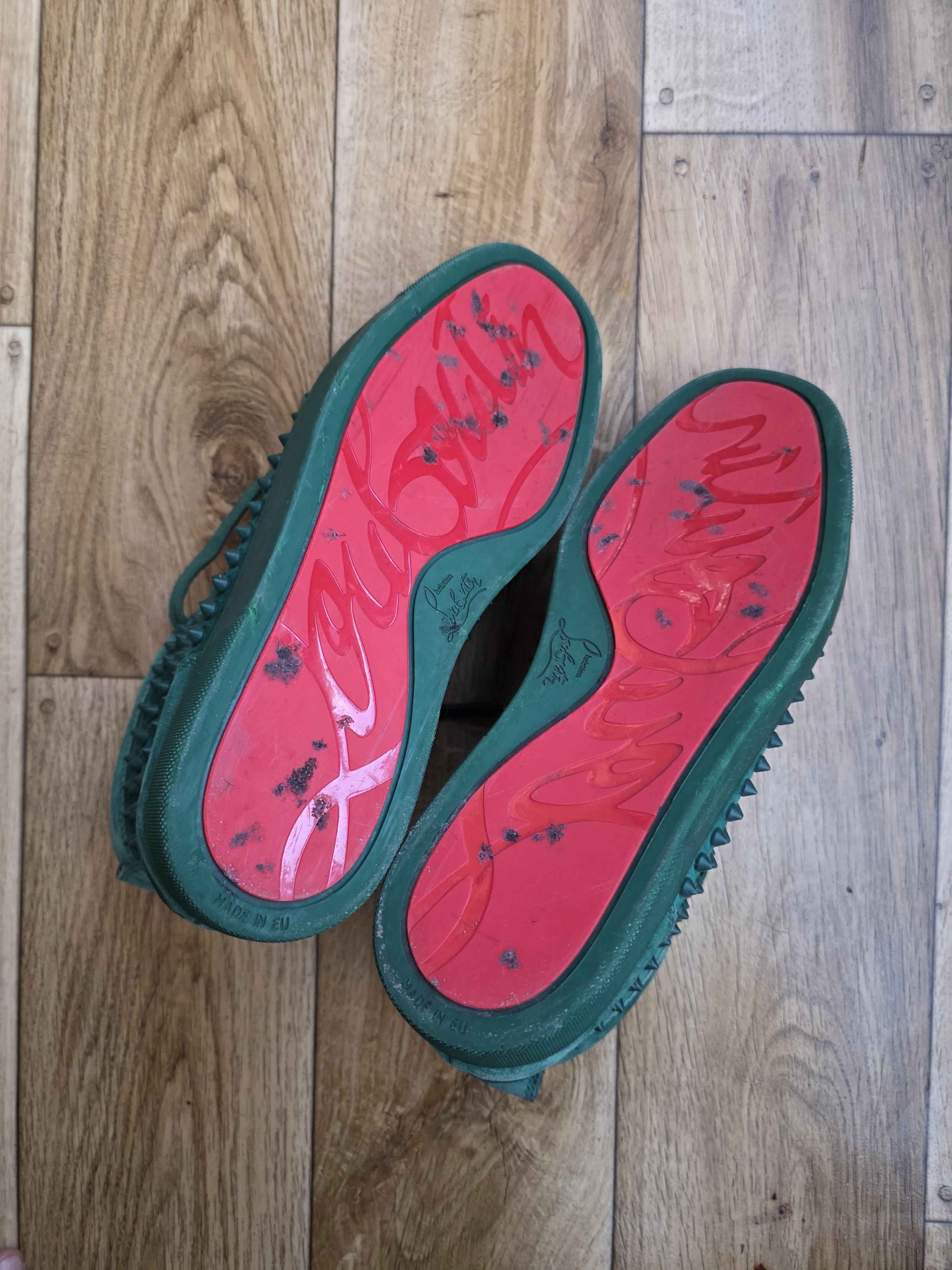 Christian Louboutin Christian Louboutin Suede Louis Junior Spikes Size US 10 / EU 43 - 15 Thumbnail