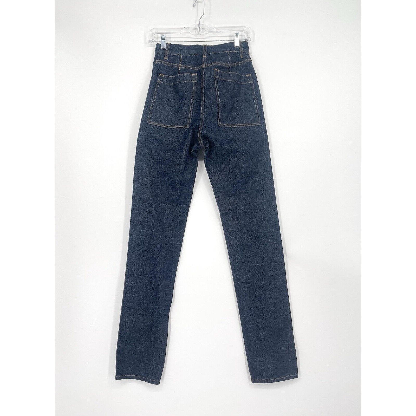 Helmut Lang NWOT Helmut Lang Raw Denim Indigo Patch Pocket Jeans 2017 Me Size US 26 / EU 42 - 2 Thumbnail