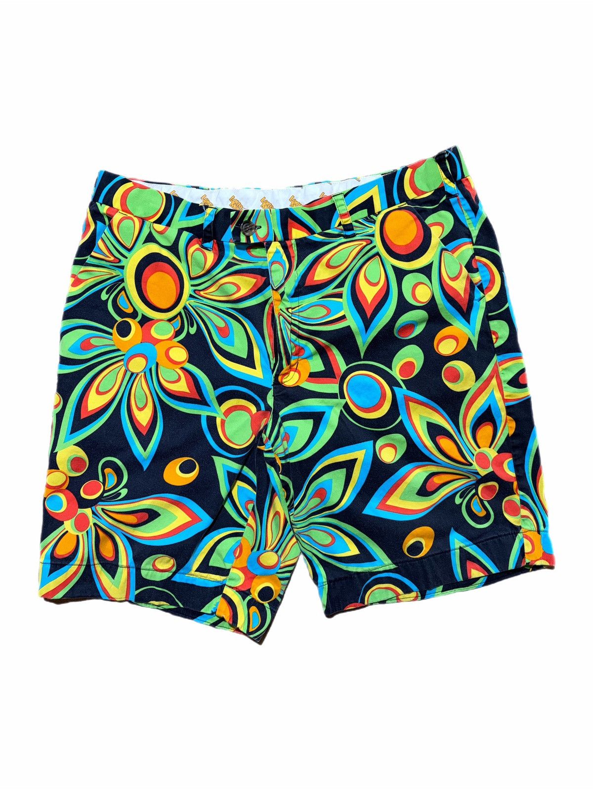 Other Loudmouth Shorts Mens 38 Multicolor Floral Chino Golf Size US 38 / EU 54 - 2 Thumbnail