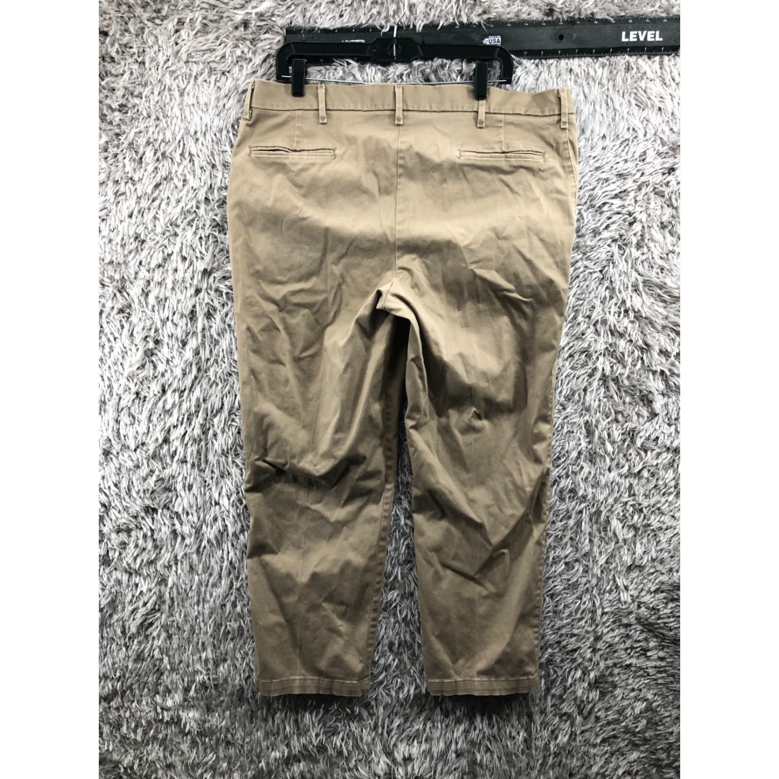 Vintage Unbranded Khaki Pants 40x29 Mens Regular Beige 5-Pocket Belt Loops Cotton Blend Jeans Style Modern American Classic N/A Size US 40 / EU 56 - 5 Thumbnail