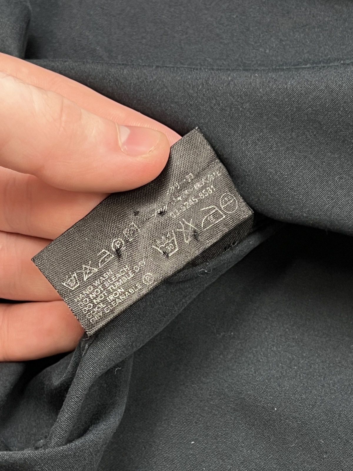 Prada Prada Black Cotton Shirt (Y0437) Size US XXL / EU 58 / 5 - 9 Thumbnail