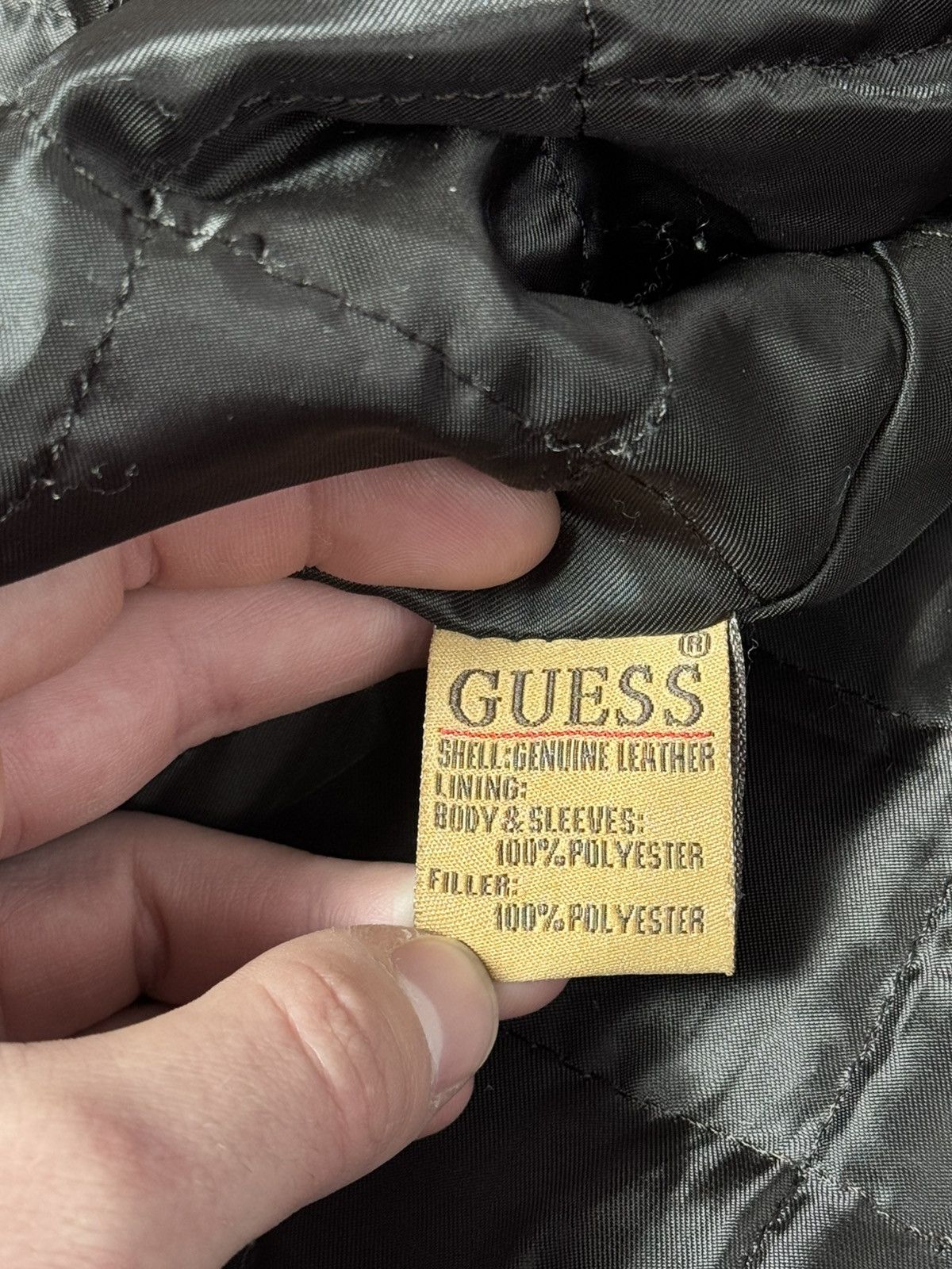 Guess Guess Leather Jacket Classic Style Brown color size XL Size US XL / EU 56 / 4 - 10 Thumbnail