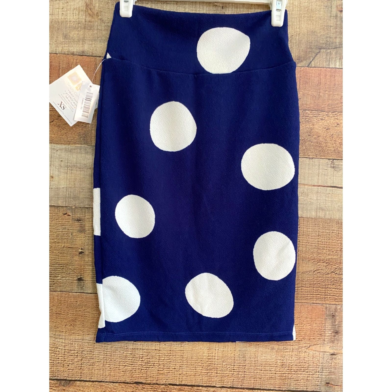 Vintage LulaRoe Cassie Skirt XS Blue Women Knee Length Solid Business Casual Size 26" / US 2 / IT 38 - 3 Thumbnail