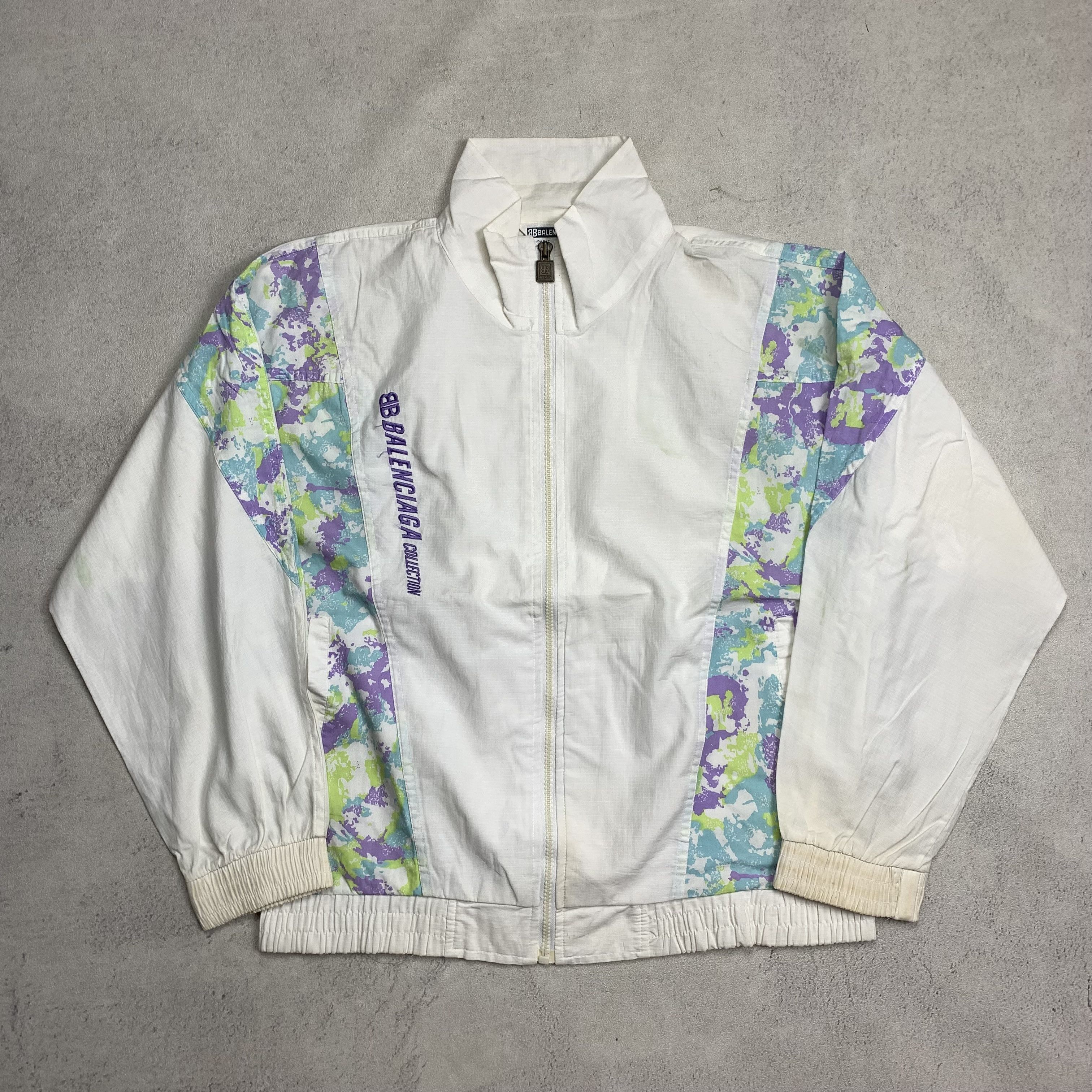 BALENCIAGA 90s VINTAGE トラックジャケット コムドットやまと着用 BALENCIAGA デニム トラックジャケット｜Yahoo