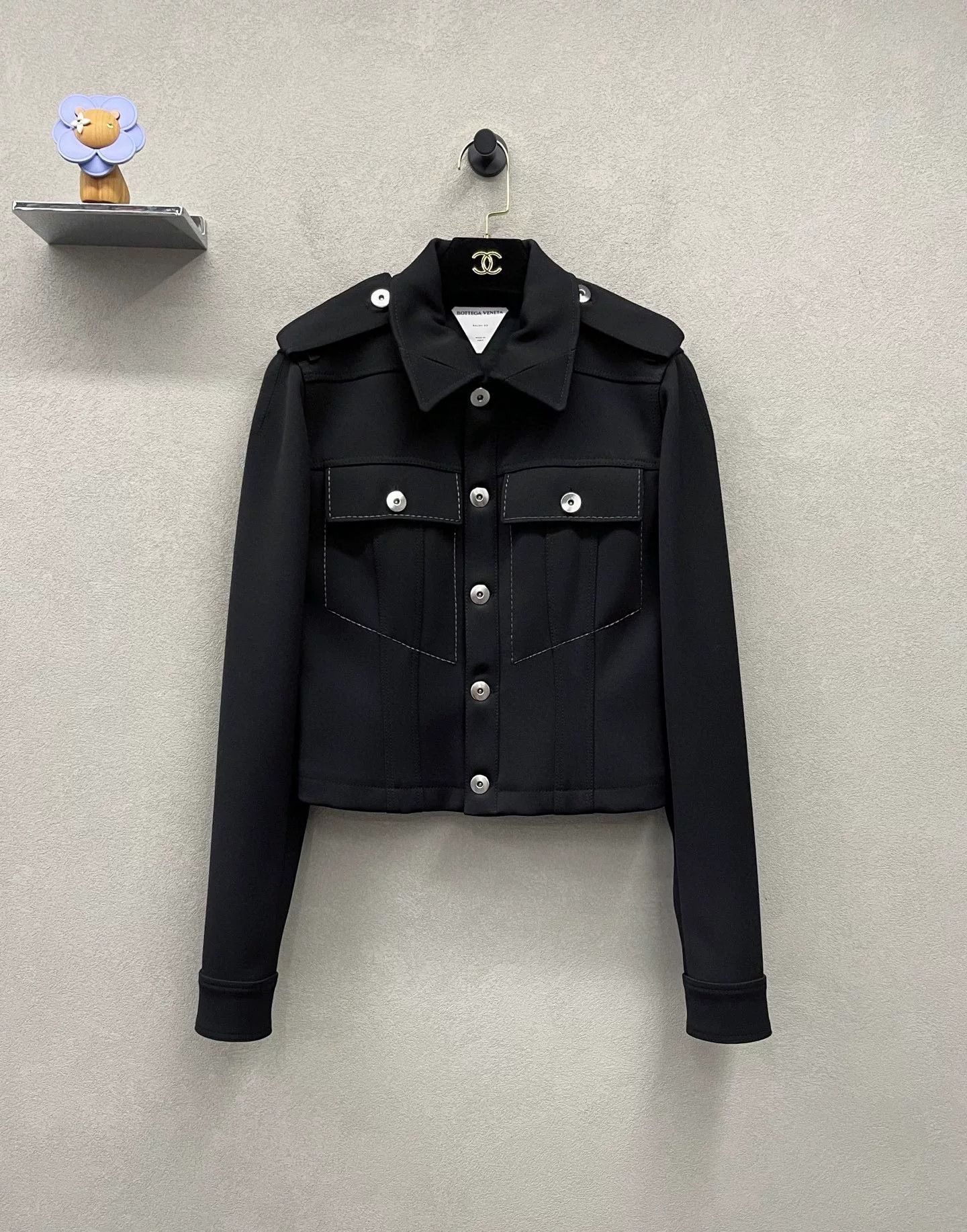 Bottega Veneta BV Bottega Veneta Black Jacket Size M / US 6-8 / IT 42-44 - 1 Thumbnail