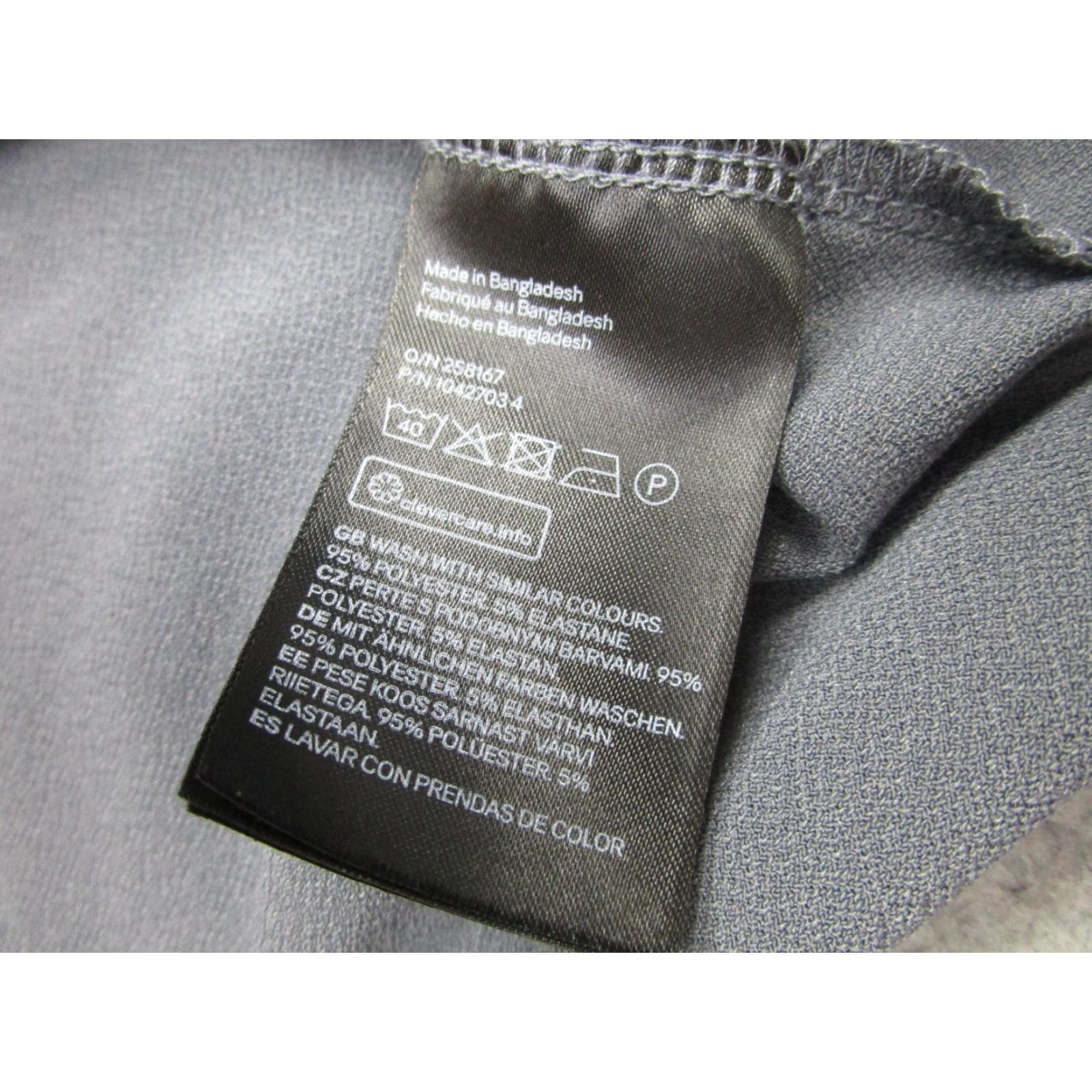 H&M H&M Shirt Womens Medium Gray Dolman Sleeve Boxy Stretch Relaxed Basic Top Size M / US 6-8 / IT 42-44 - 7 Thumbnail