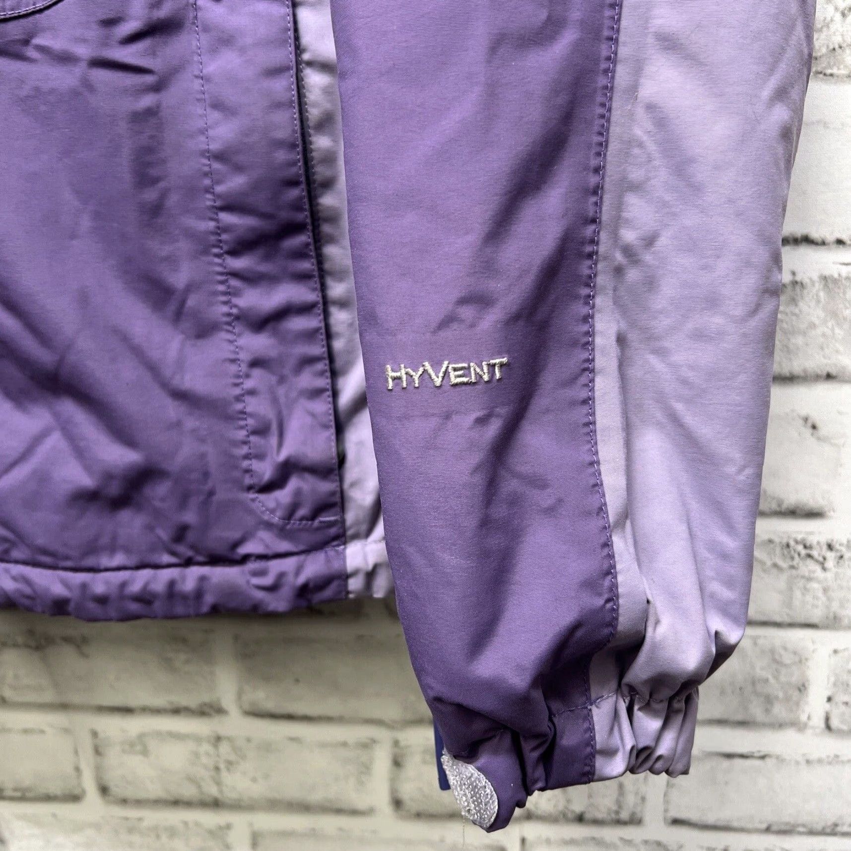 The North Face VINTAGE The North Face Heavy Hooded Jacket Womens XS Purple Outdoor Nylon Coat Size XS / US 0-2 / IT 36-38 - 2 Thumbnail