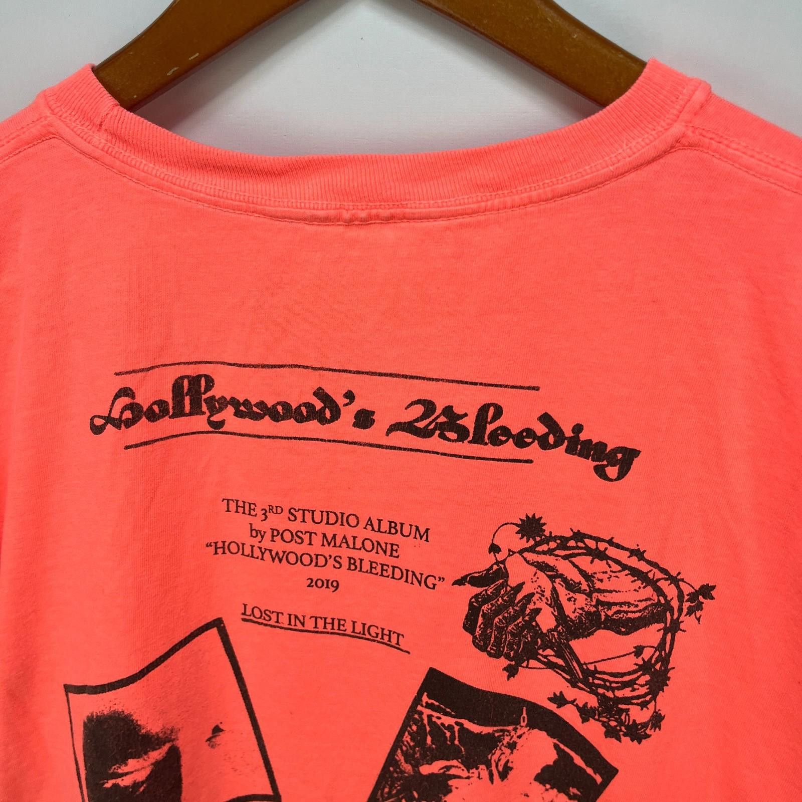 Vintage Post Malone Posty Co Hollywoods Bleeding 2019 Shirt XL Size US XL / EU 56 / 4 - 8 Thumbnail