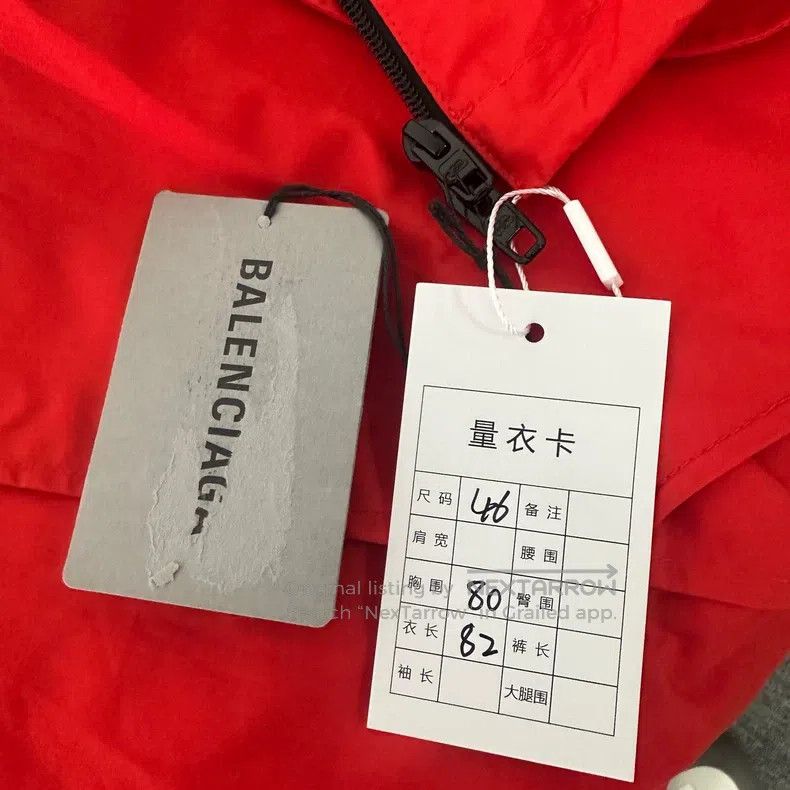 Balenciaga Balenciaga Zip-up color-block logo print jacket, men's, or Size US S / EU 44-46 / 1 - 7 Thumbnail