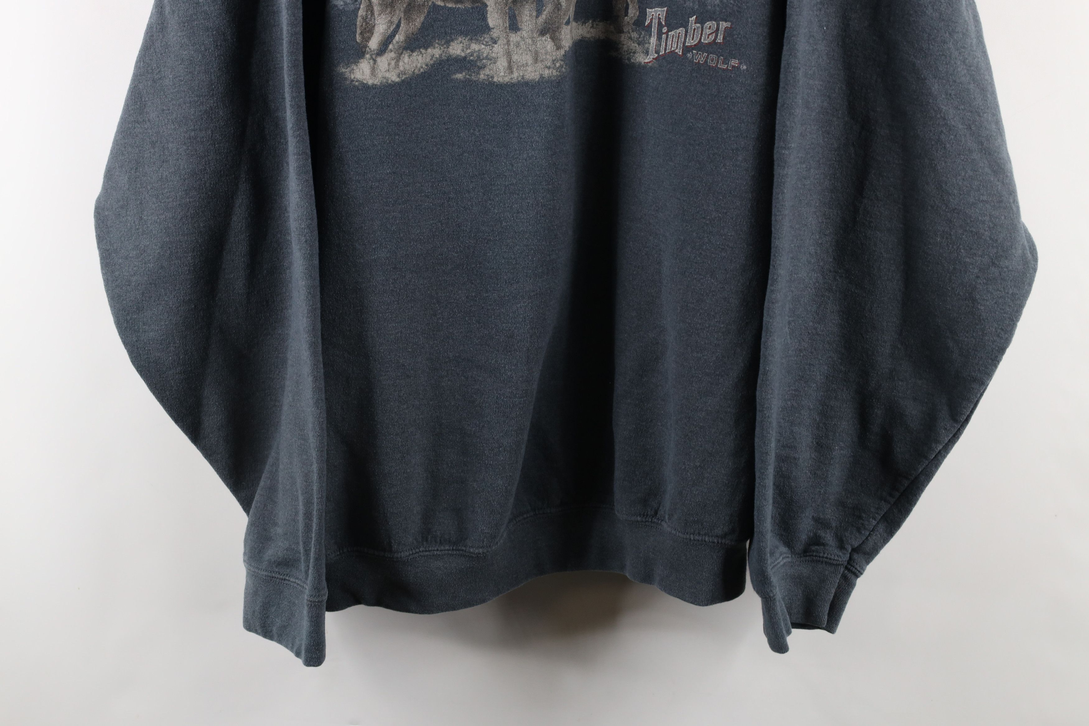 Vintage Vintage 90s Streetwear Out Timber Wolf Nature Sweatshirt Size US XXL / EU 58 / 5 - 3 Thumbnail