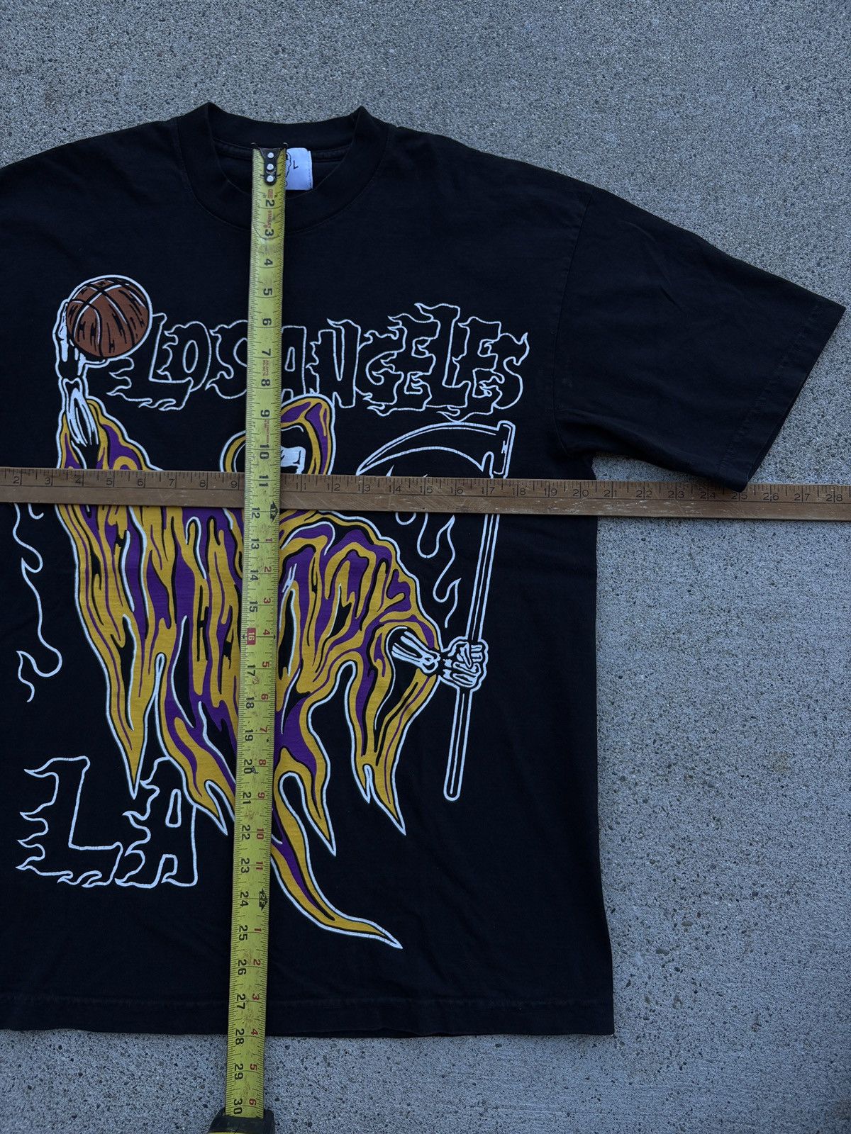 NBA × Warren Lotas 2022 LA Lakers X Warren Lotas Signature Reaper Shirt Size M Size US M / EU 48-50 / 2 - 6 Thumbnail