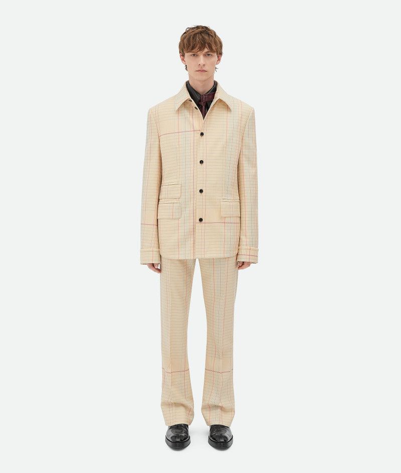 o1s1rm0326 Notebook Wool Twill Jacket in Multicolor