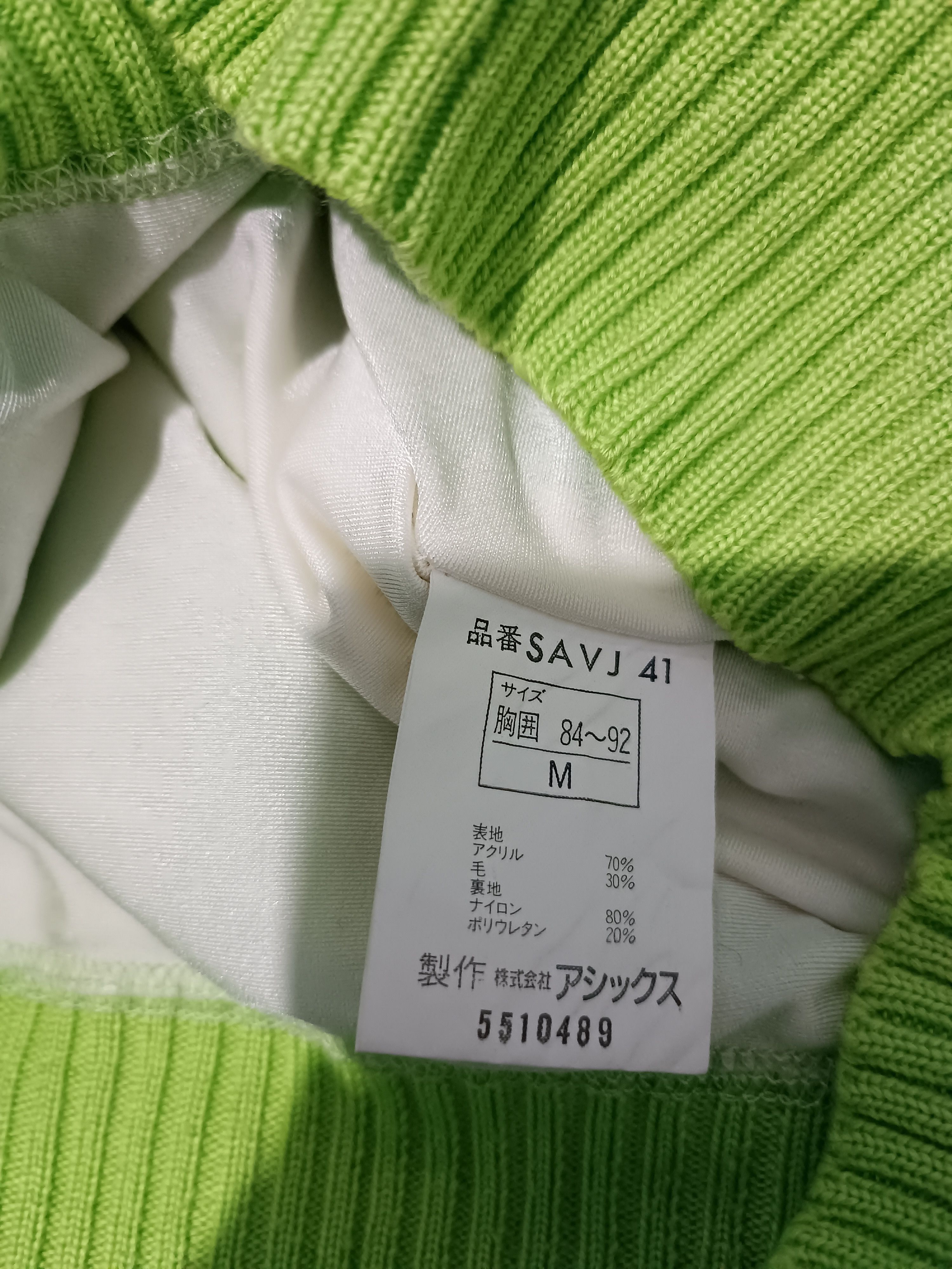 Asics × Japanese Brand Unisex Asics Vintage Sweater Knitwear Sport Wear Size US M / EU 48-50 / 2 - 6 Thumbnail