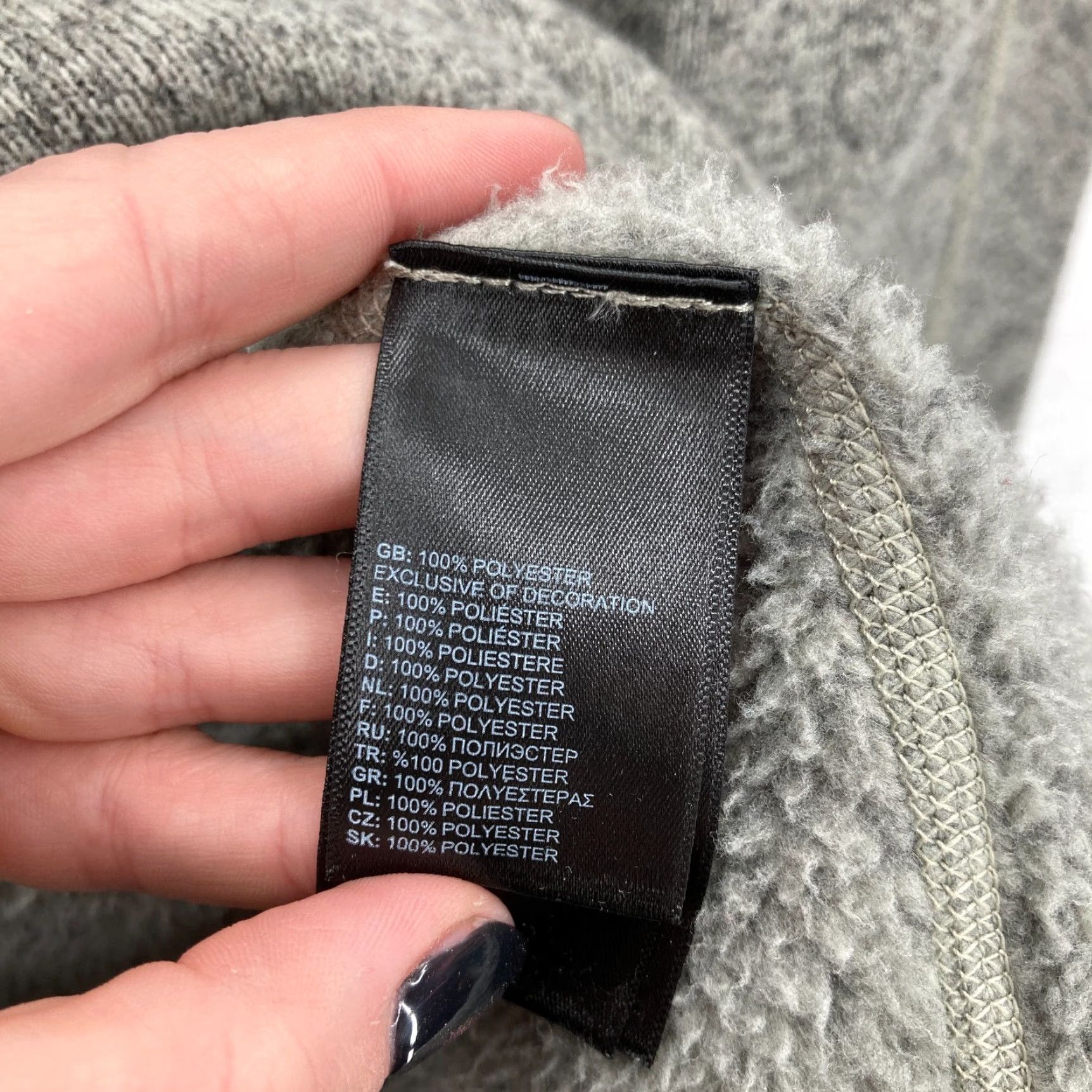 The North Face The North Face Men's Gordon Lyons 1/4 Zip Fleece Jacket XL Gray Mock Neck Camp Jacket Size US XL / EU 56 / 4 - 5 Thumbnail