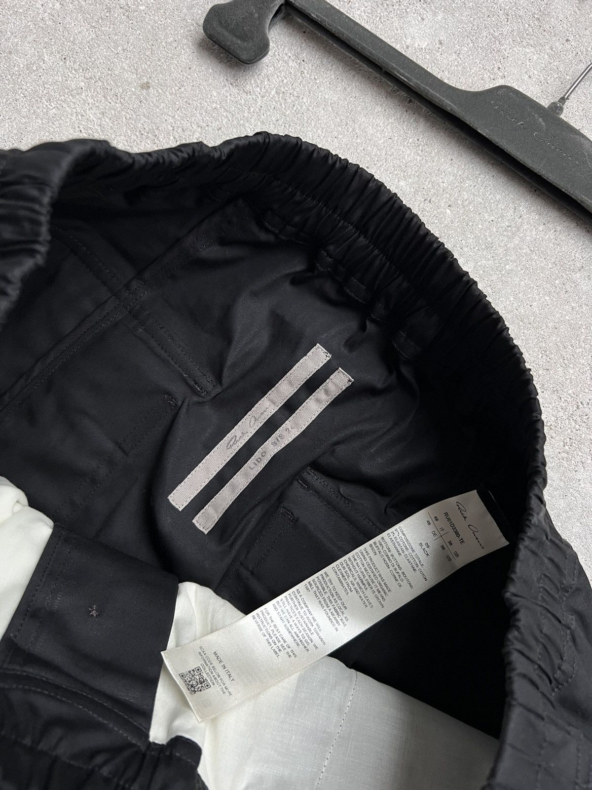 Rick Owens SS24 LIDO RICK OWENS BLACK PANTS Size US 38 / EU 54 - 8 Thumbnail