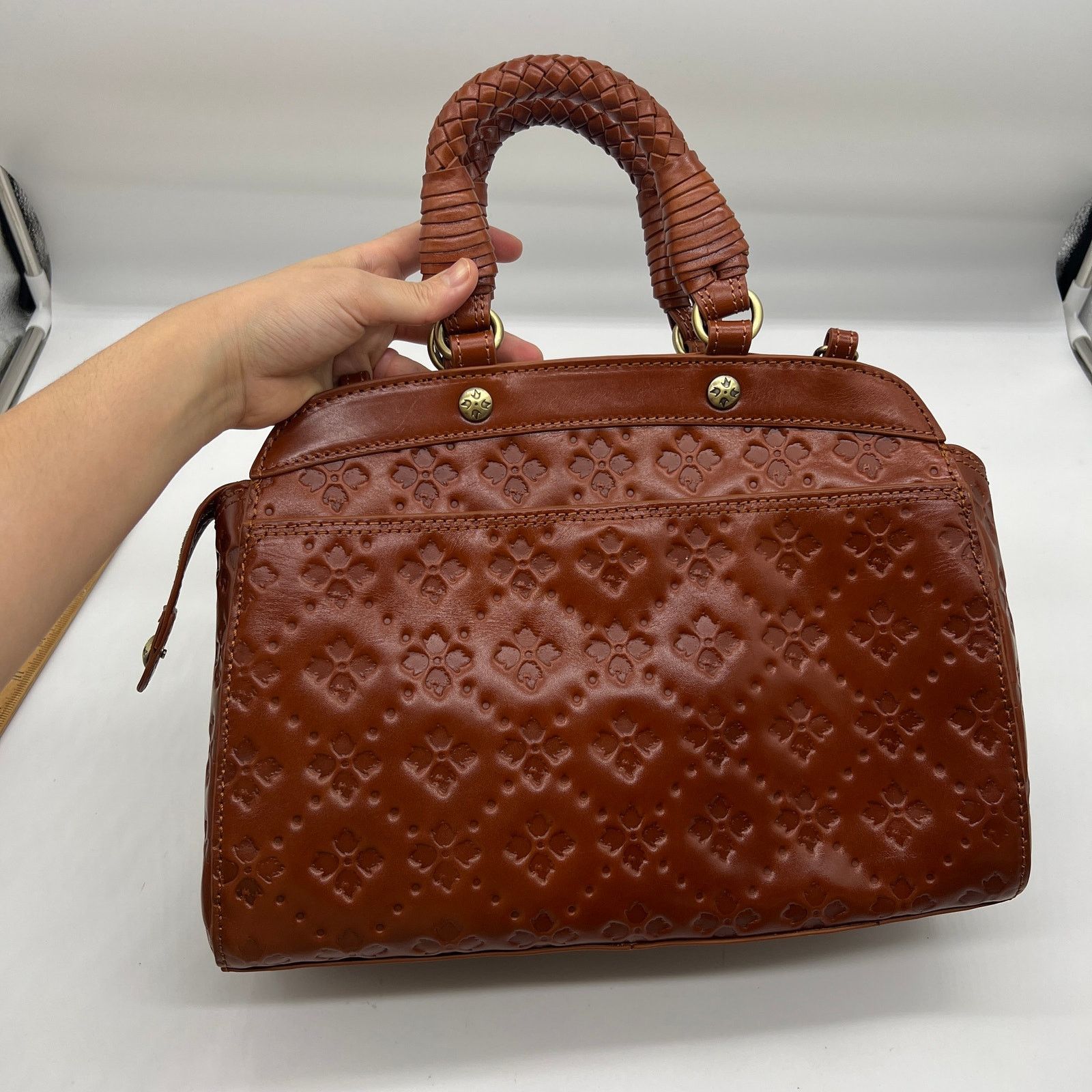 Other Patricia Nash Womens Purse Discovery Leather Embossed Size ONE SIZE - 6 Thumbnail