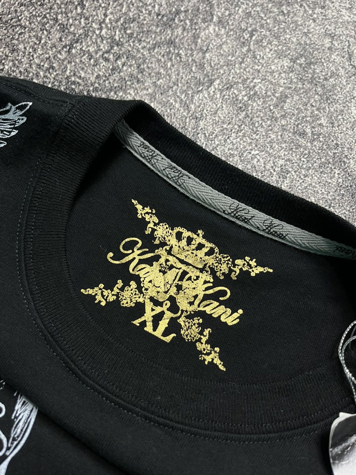 Karl Kani Karl Kani Y2K Black T-Shirts Size US L / EU 52-54 / 3 - 4 Thumbnail