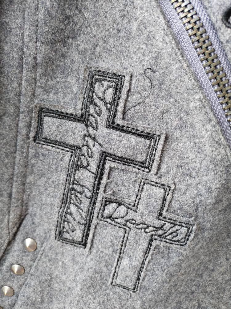 Japanese Brand vtg Wool Double Collar Ghost Of Harlem Wool Jacket Size US M / EU 48-50 / 2 - 9 Thumbnail