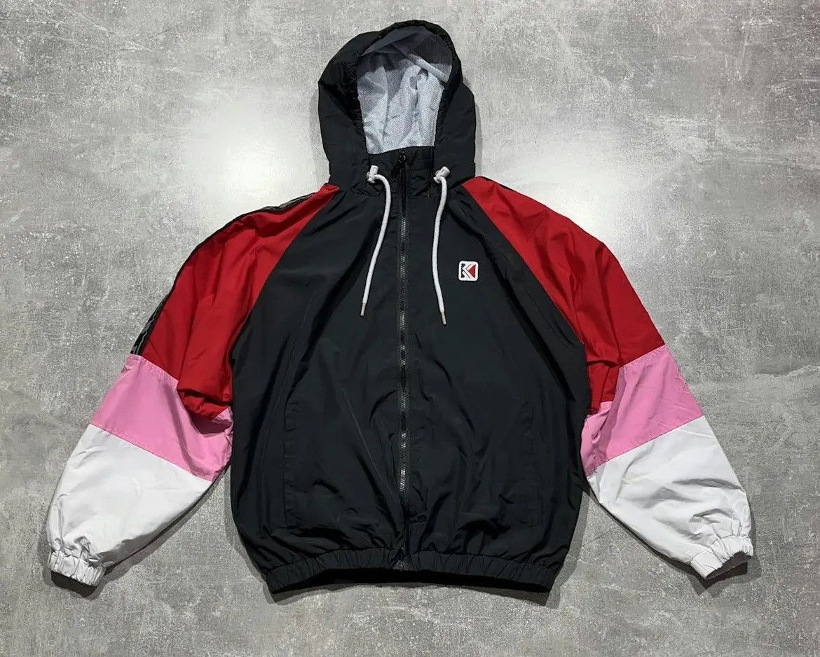 Japanese Brand Jacket Karl Kani Nylon Logo Stripes Y2k Style | Grailed